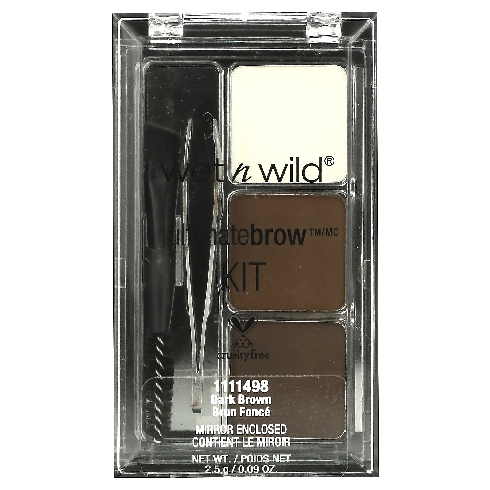 wet n wild, Ultimate Brow Set, темно-коричневый, 2,5 г (0,09 унции)