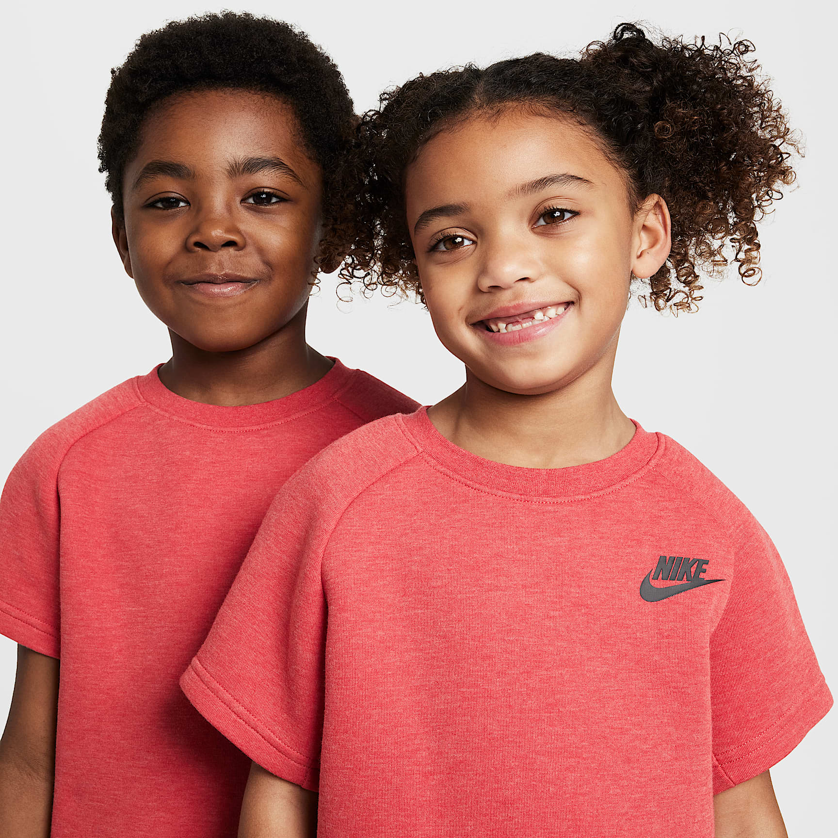 Nike Little Kids' Tech Fleece Tee and Shorts Set