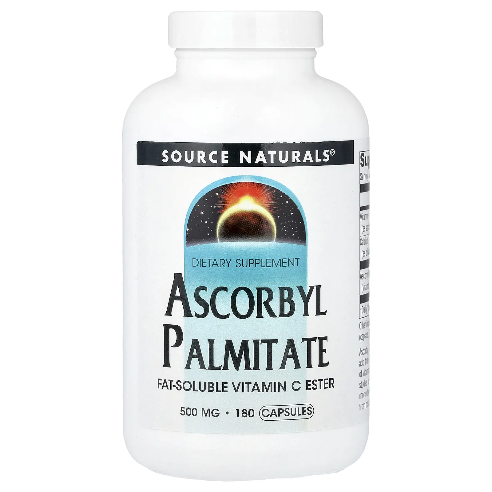 Source Naturals, аскорбил пальмитат, 180 капсул