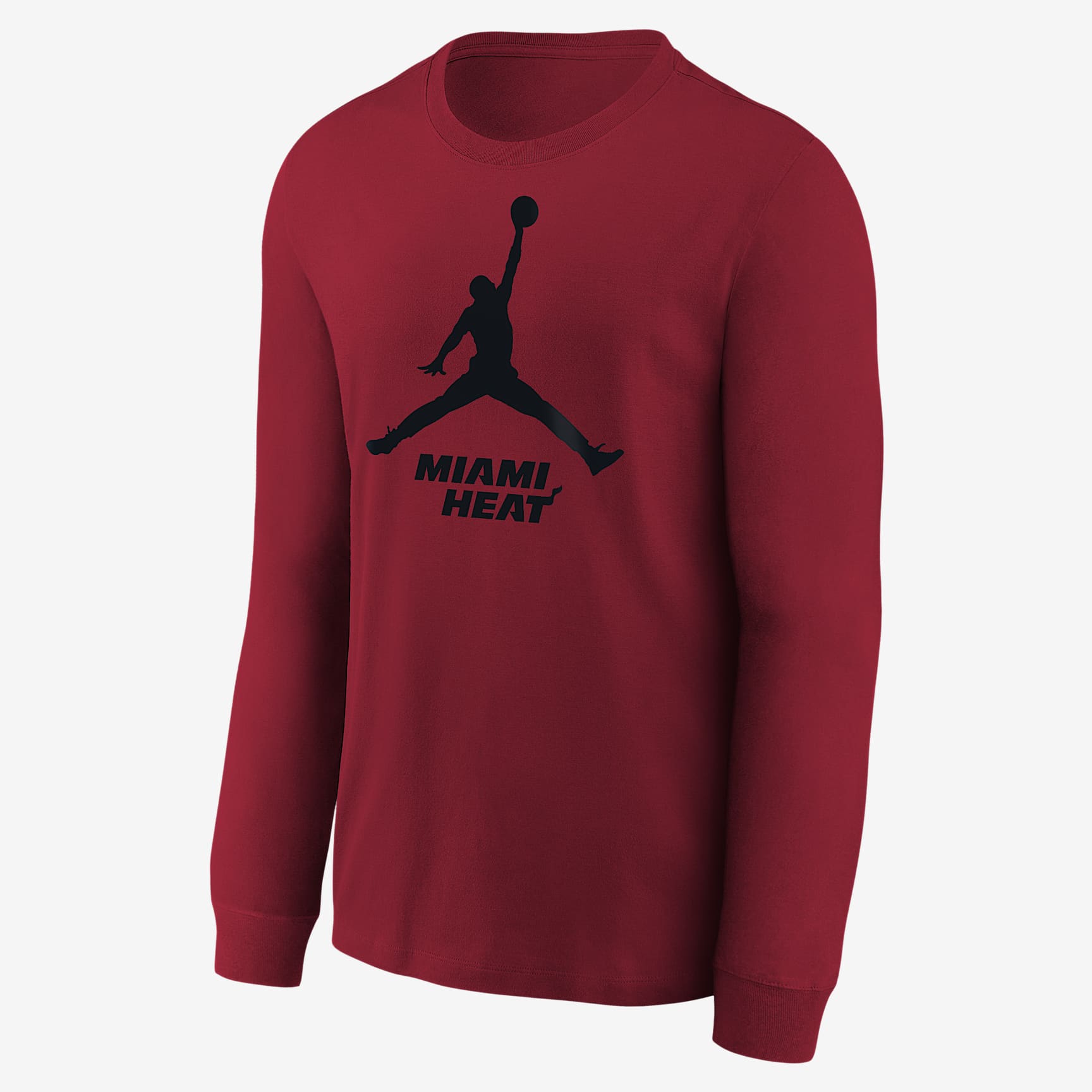 Miami Heat Essential Big Kids' Jordan NBA Long-Sleeve T-Shirt