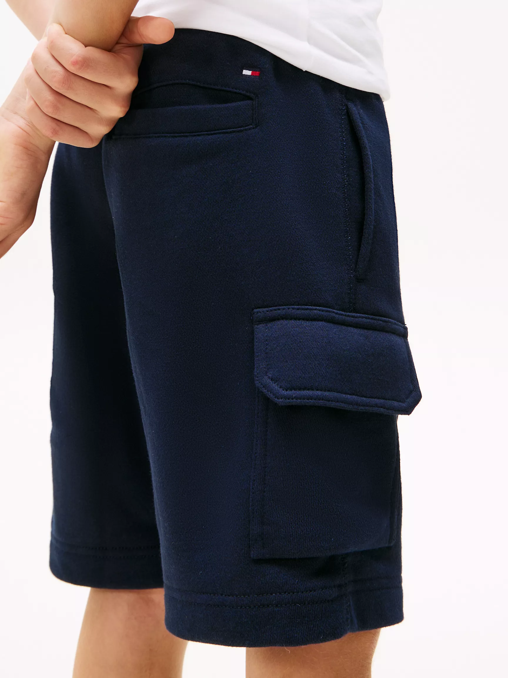 Комплект из топа и шорт для мальчика Tommy Hilfiger, Детский комплект: футболка с логотипом Tommy и карго-шорты