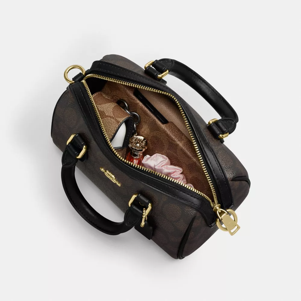 Сумка COACH Mini Rowan Crossbody Bag In Signature Canvas