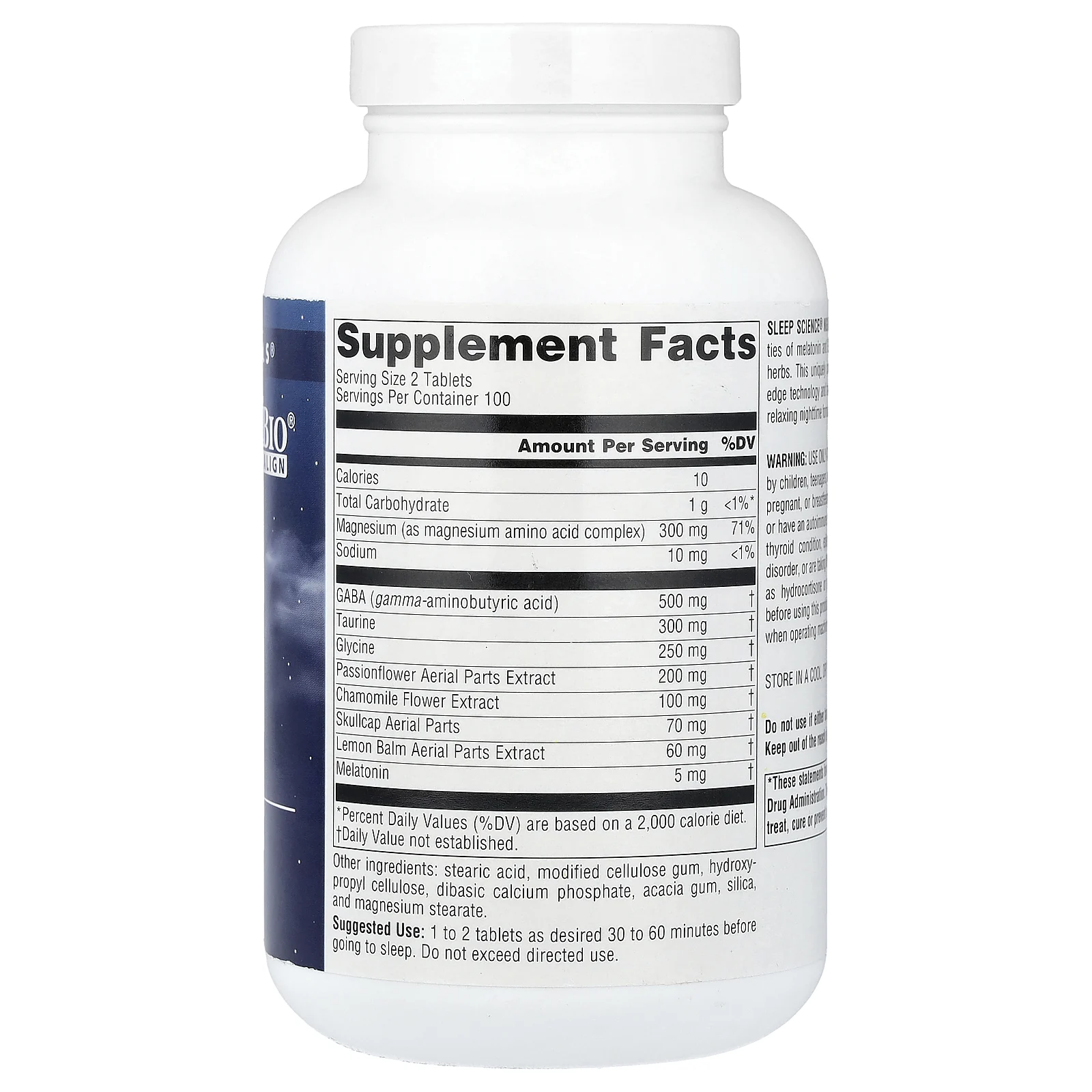 Source Naturals, Sleep Science®, NightRest™ с мелатонином, 200 таблеток