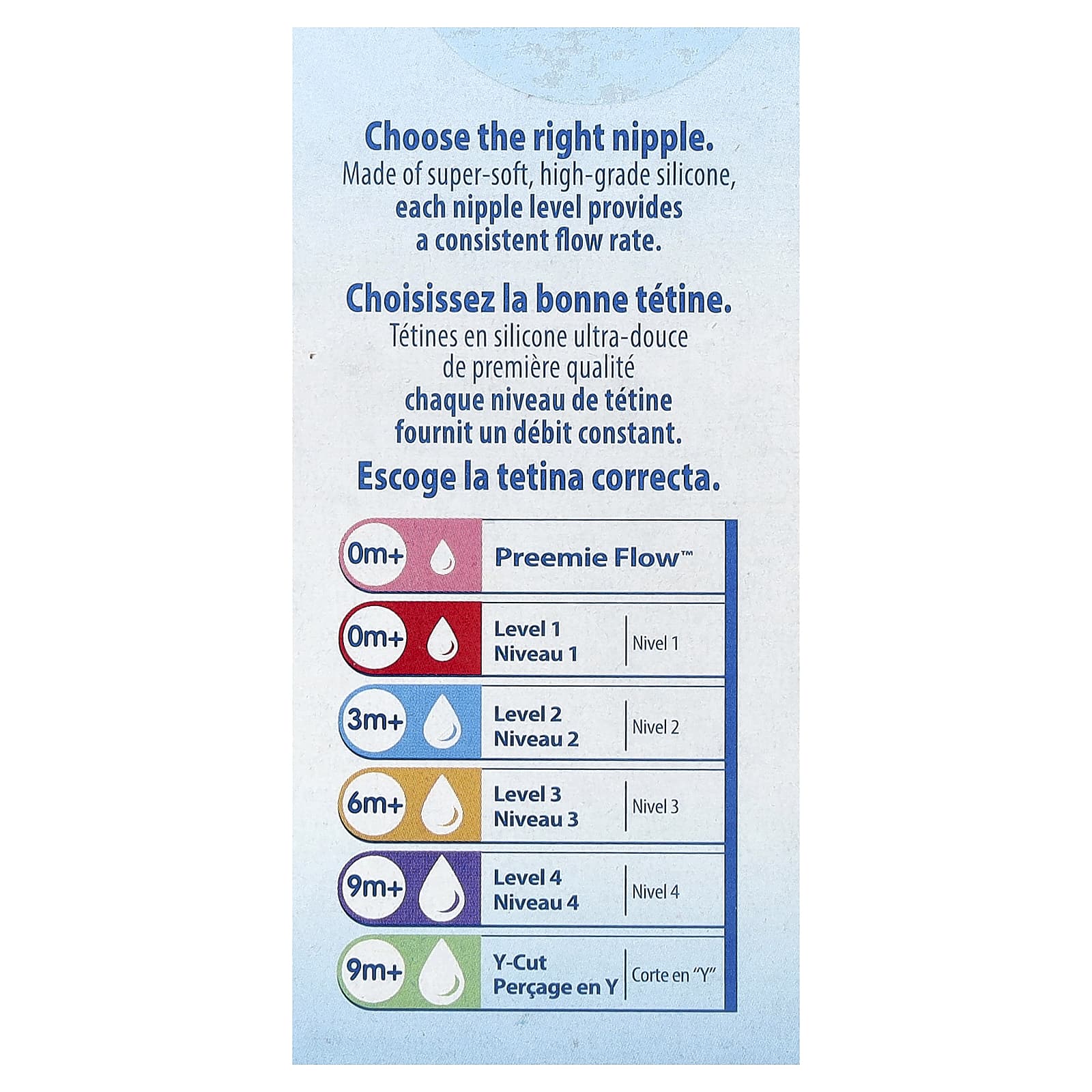 Dr. Brown's, Natural Flow®, соска против колик, для детей от 0 месяцев, медленный поток, 2 шт.