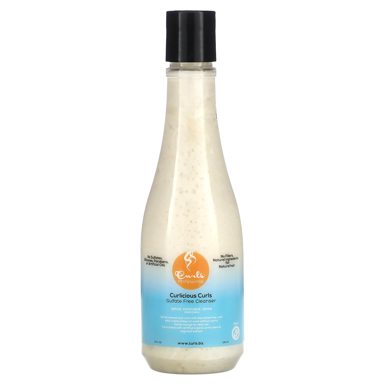Curlicious Curls, очищающее средство без сульфатов, 240 мл (8 жидк. Унций)