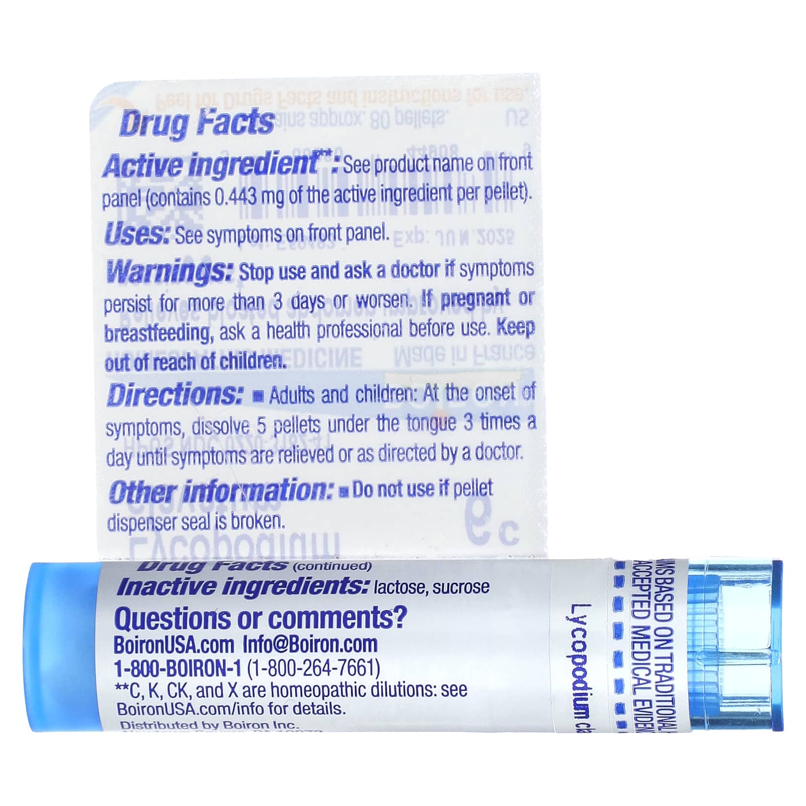 Boiron, Lycopodium Clavatum, 6C, прибл. 80 гранул