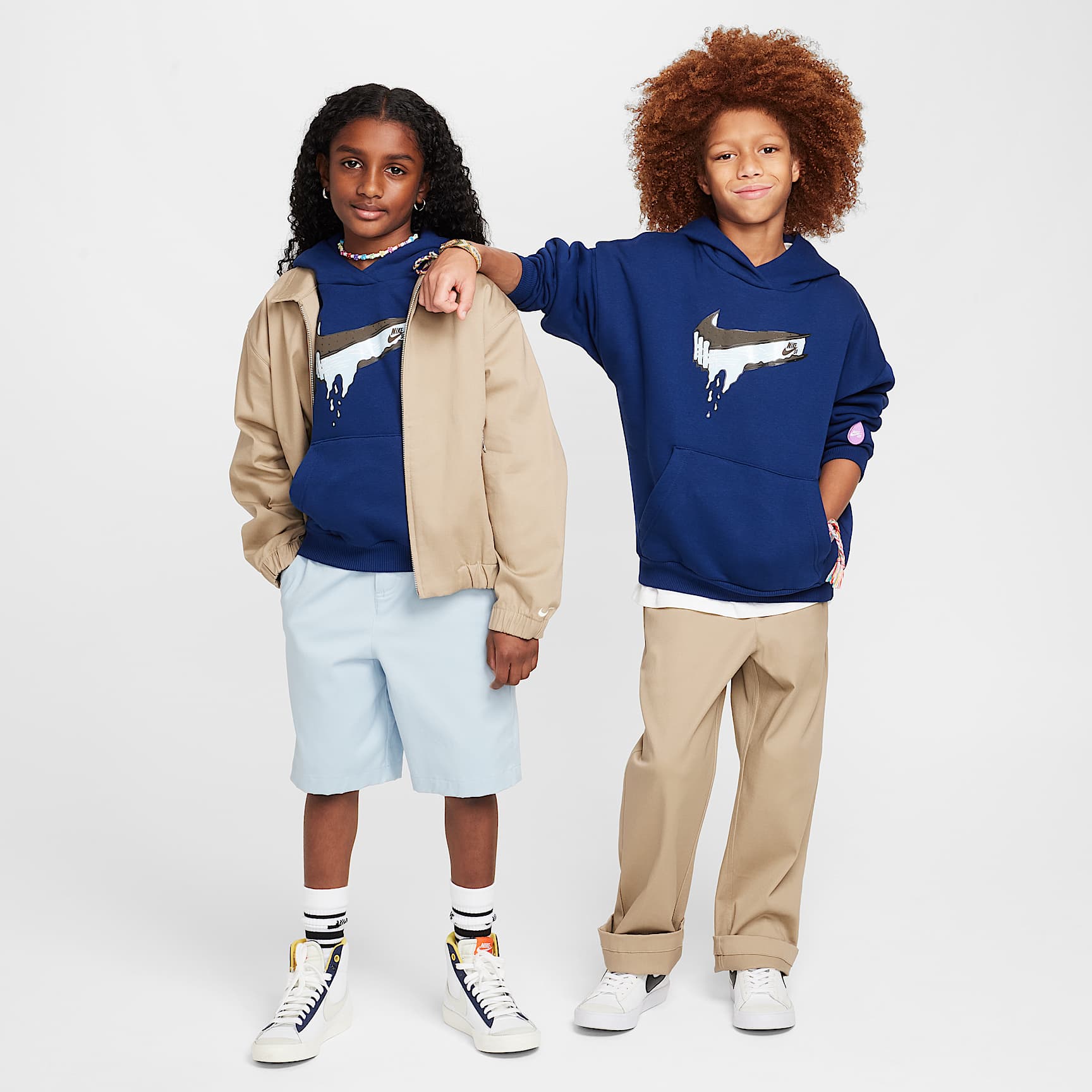 Nike SB EasyOn Big Kids' Oversized Pullover Skate Hoodie