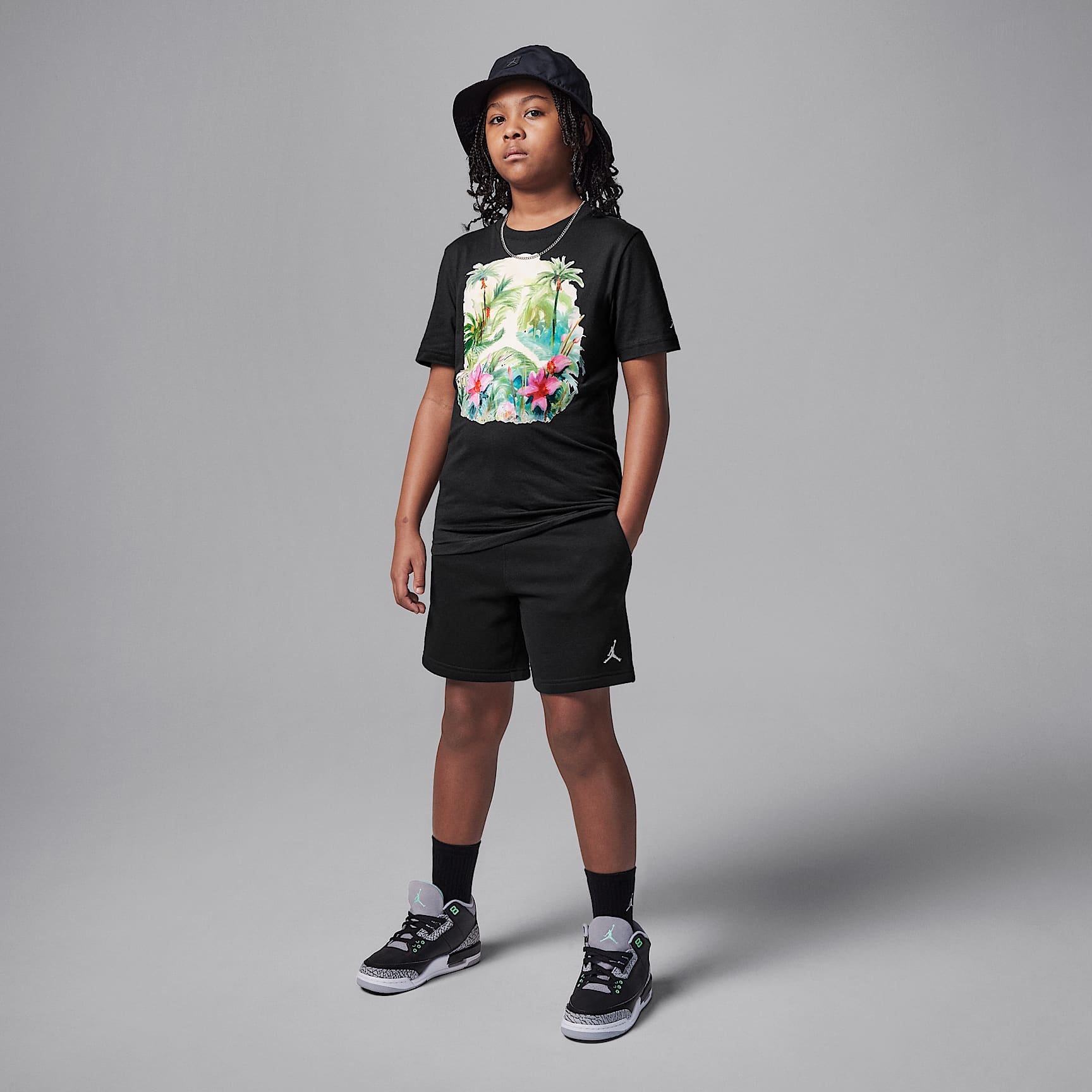 Jordan Flight Essentials Big Kids' Poolside Jumpman T-Shirt