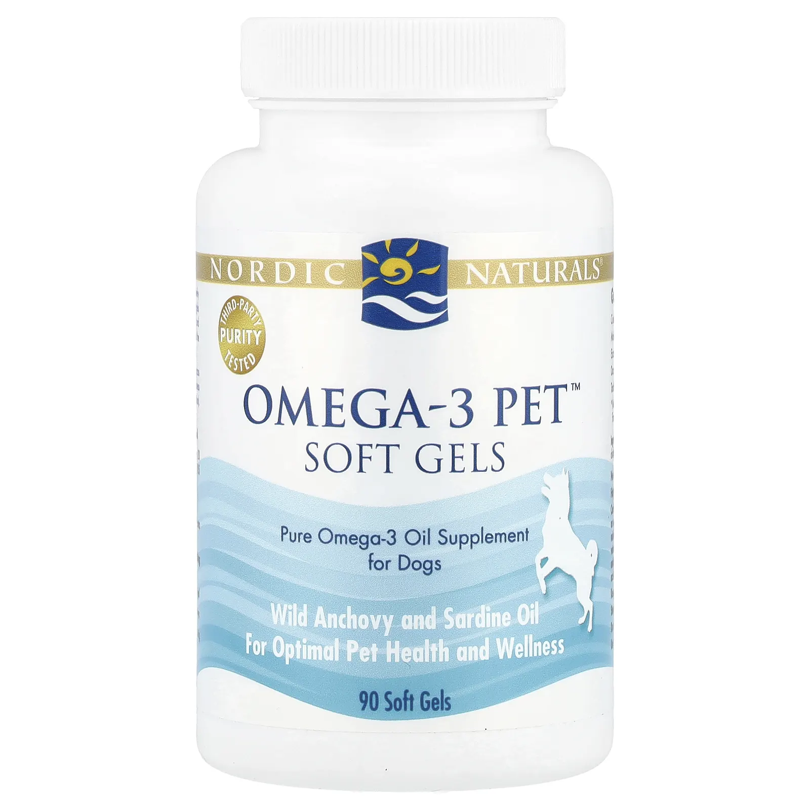 Nordic Naturals, Omega-3 Pet, для собак, 90 капсул