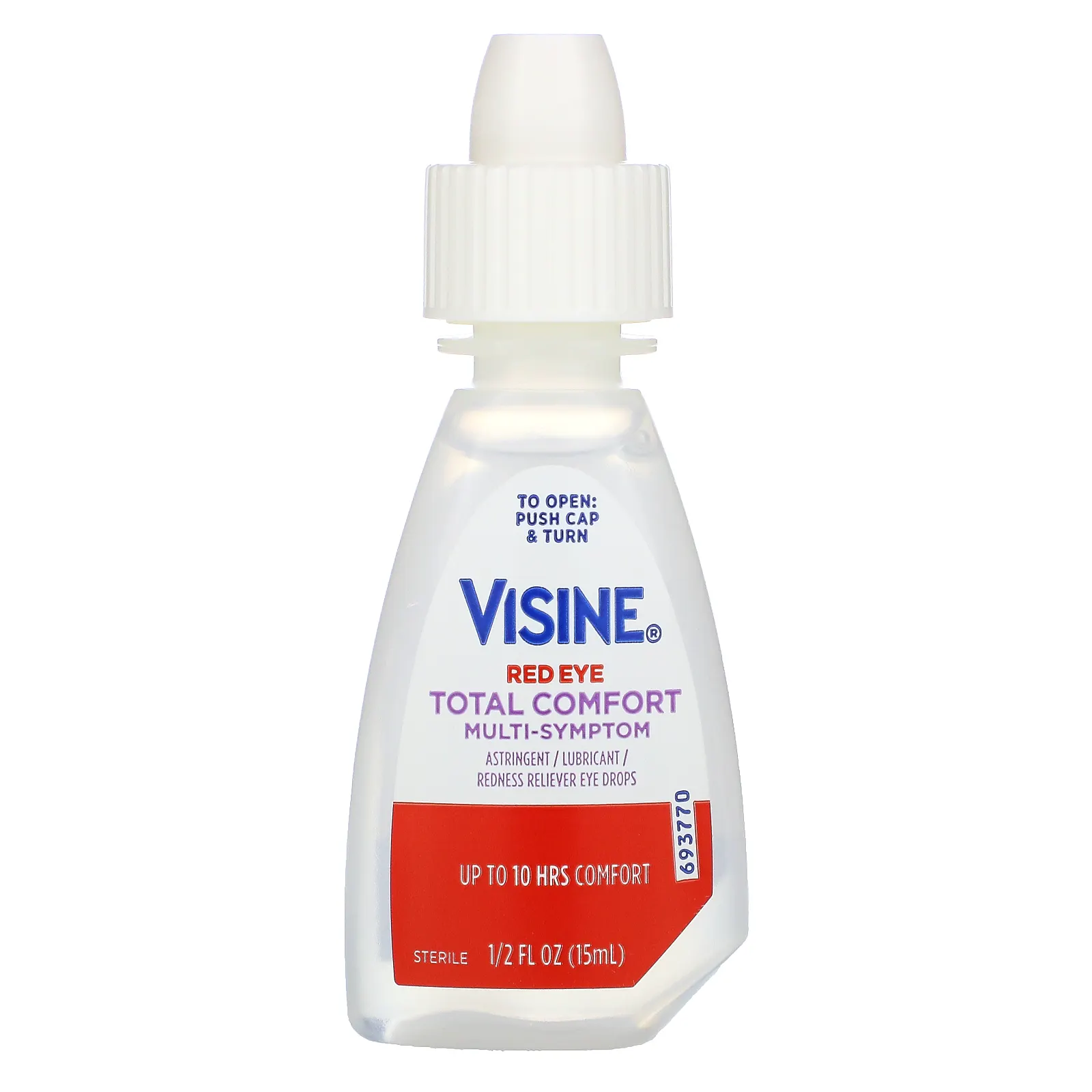 Visine, Red Eye, глазные капли многоцелевого действия, 15 мл, (1/2 жидк. унции)