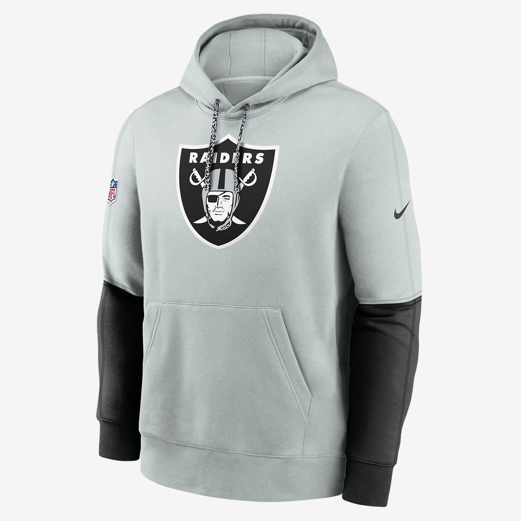 Las Vegas Raiders Sideline Team Issue Club Men's Nike NFL Pullover Hoodie