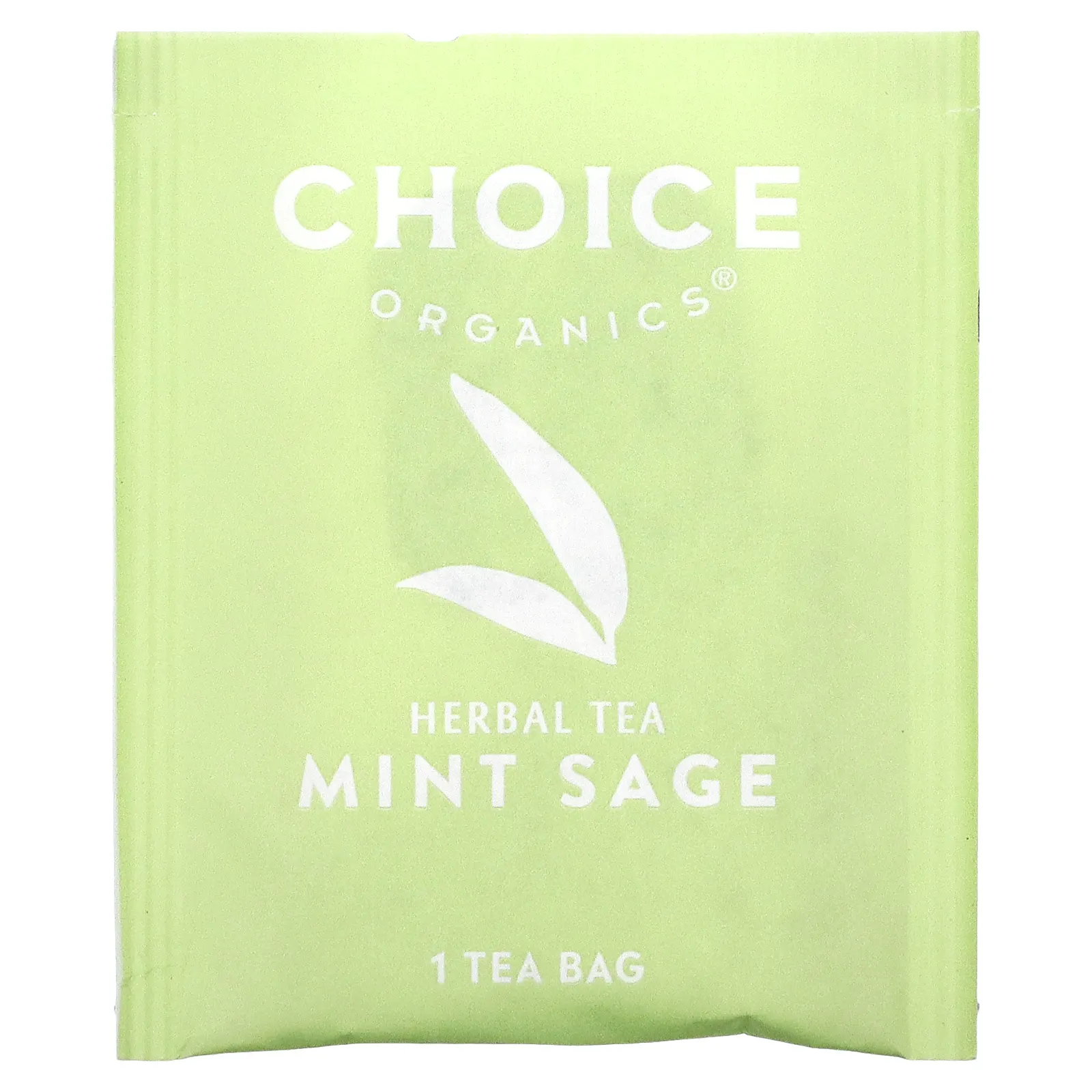 Choice Organic Teas, травяной чай, мята и шалфей, без кофеина, 16 чайных пакетиков, 29 г (1,02 унции)