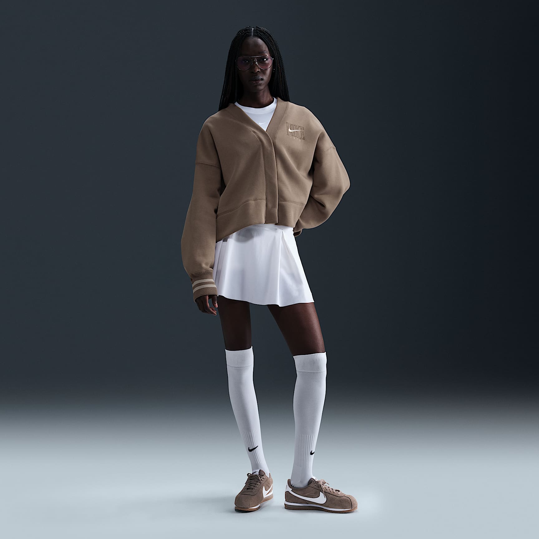 Nike Sportswear Phoenix Fleece Women's Over-Oversized Graphic Cardigan