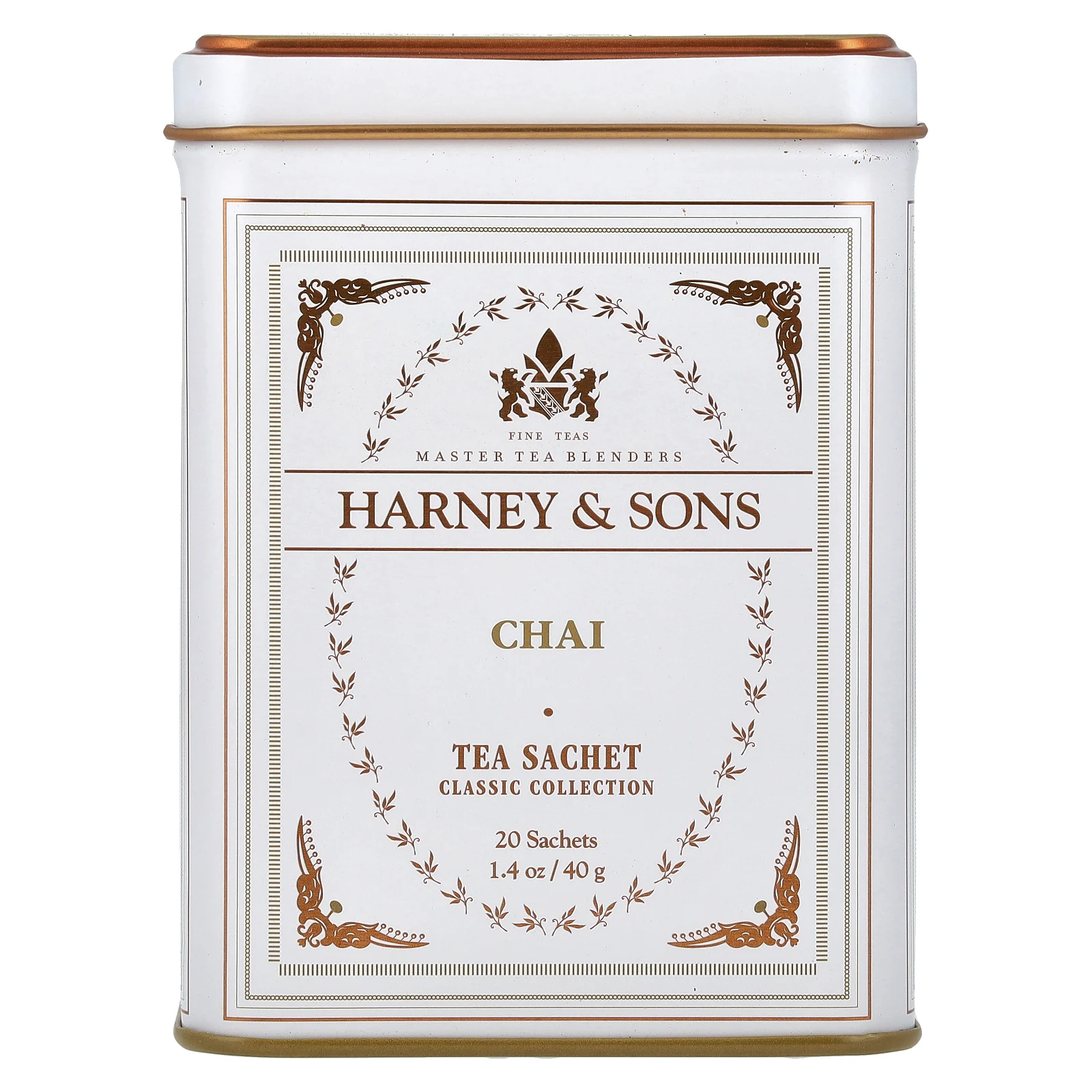Harney & Sons, Classic Collection, чай с чаем, 20 пакетиков, 40 г (1,4 унции)