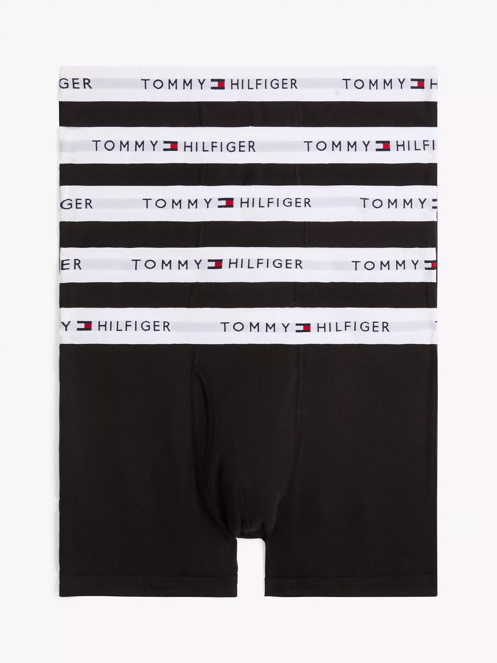 Мужское нижнее белье Tommy Hilfiger, Классические хлопковые трусы-боксёры (набор 5 шт.)