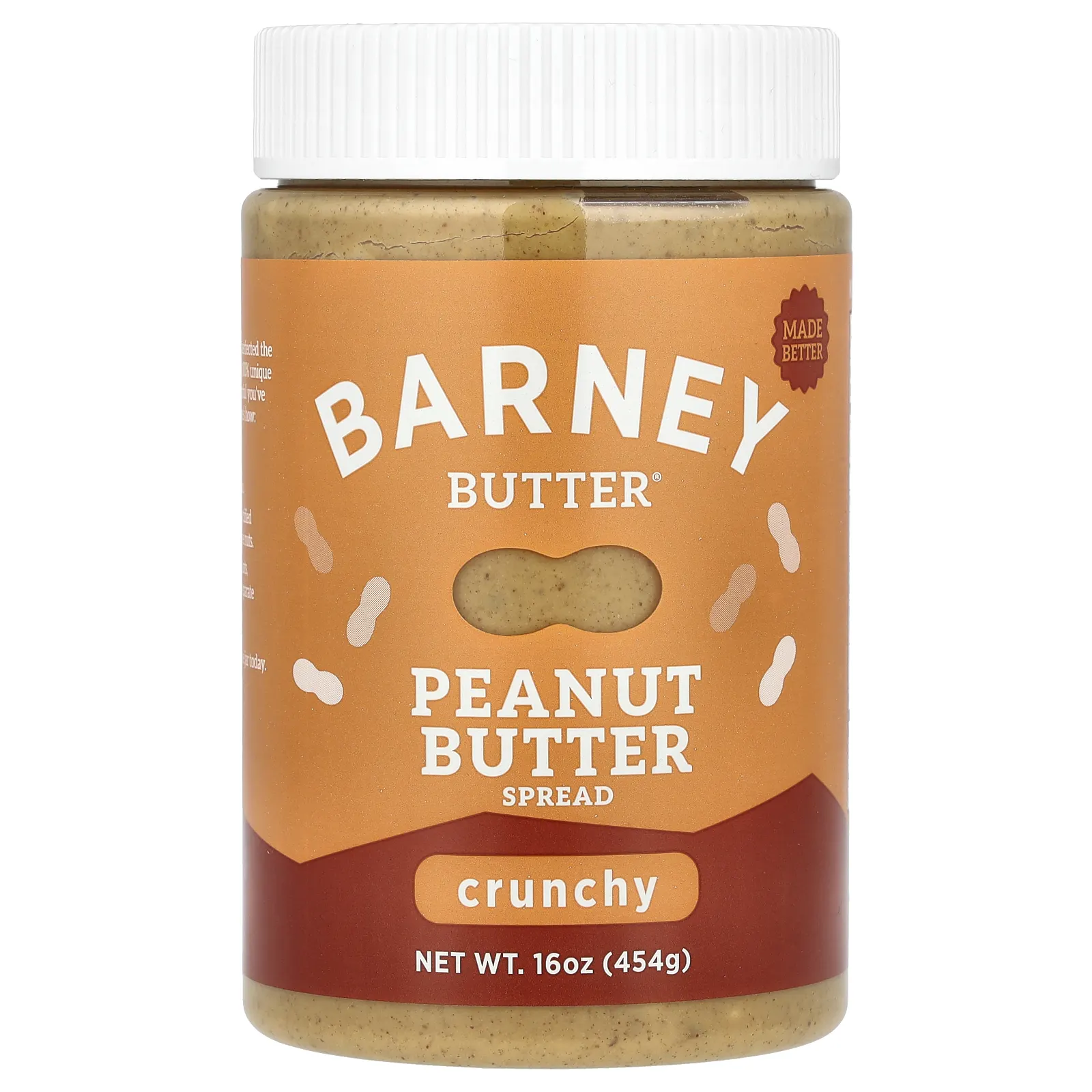 Barney Butter, Спред с арахисовой пастой, хрустящий, 454 г (16 унций)