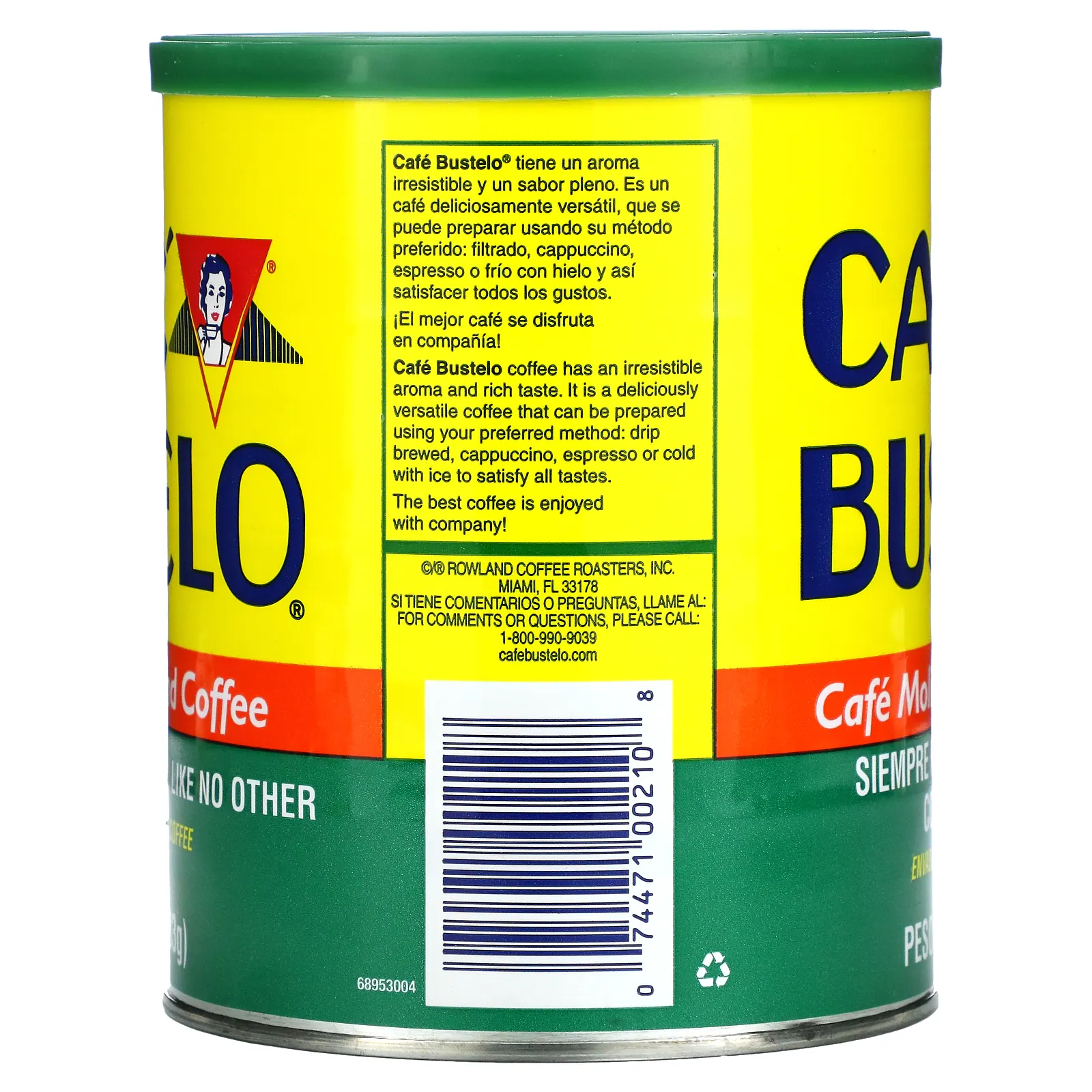 Café Bustelo, Молотый кофе без кофеина, 283 г (10 унций)
