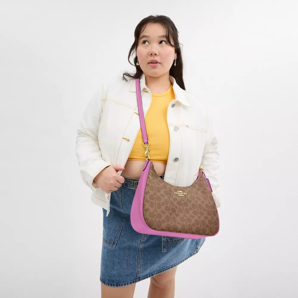 Сумка COACH Teri Hobo Bag In Signature Canvas