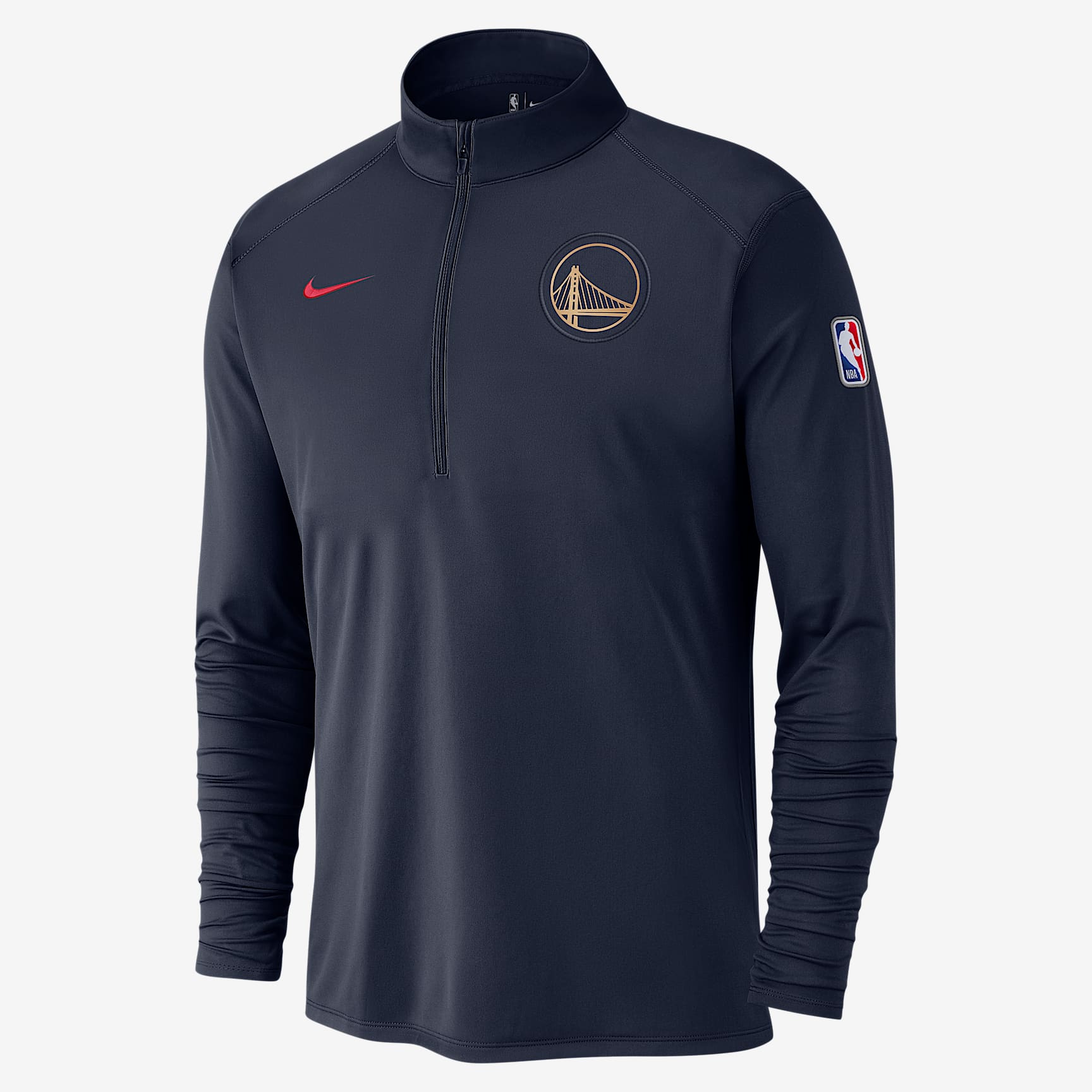 Golden State Warriors City Edition Men's Nike Dri-FIT NBA 1/2-Zip Long-Sleeve Top