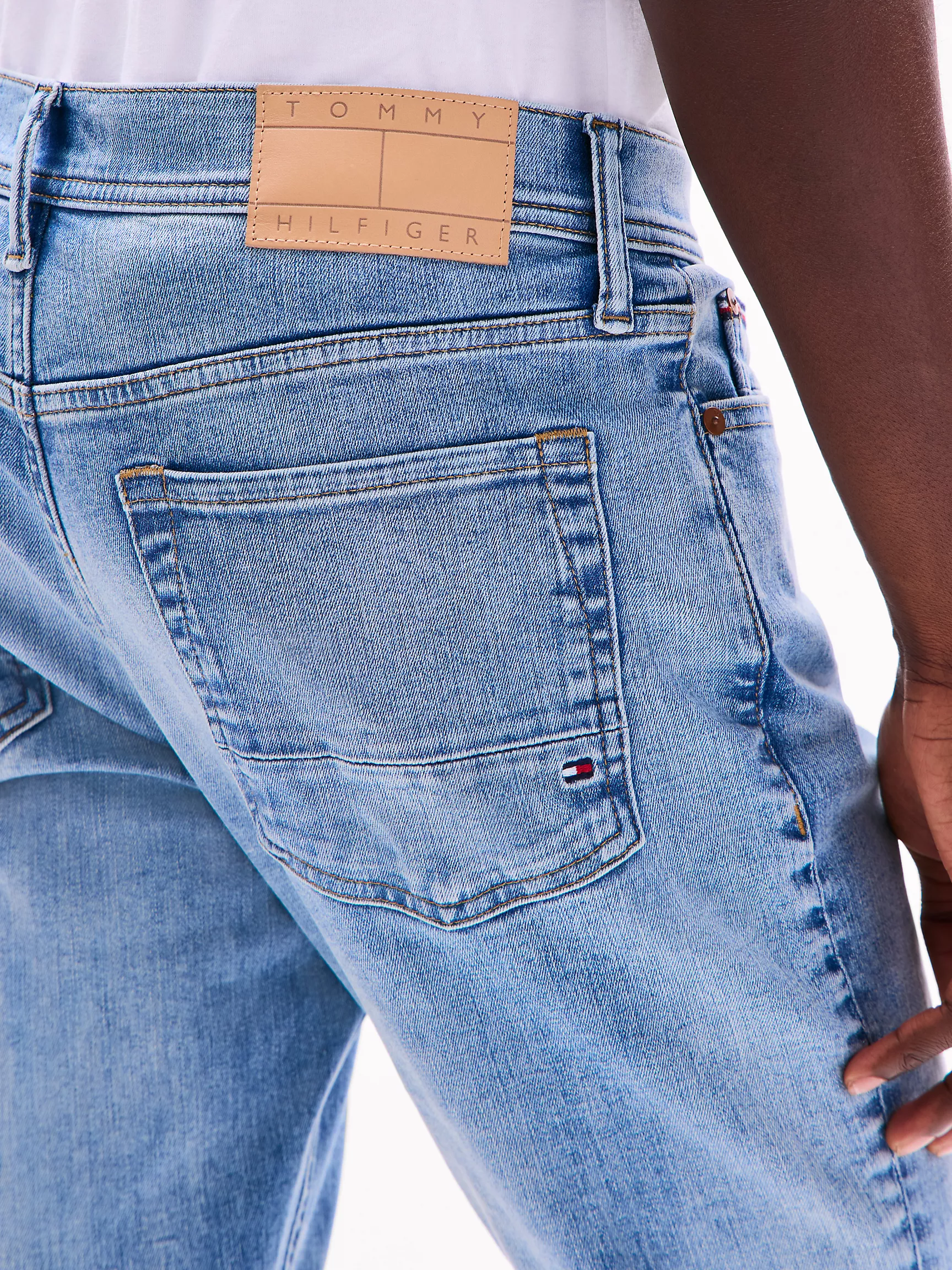 Мужские джинсы Tommy Hilfiger, Светлые джинсы скинни