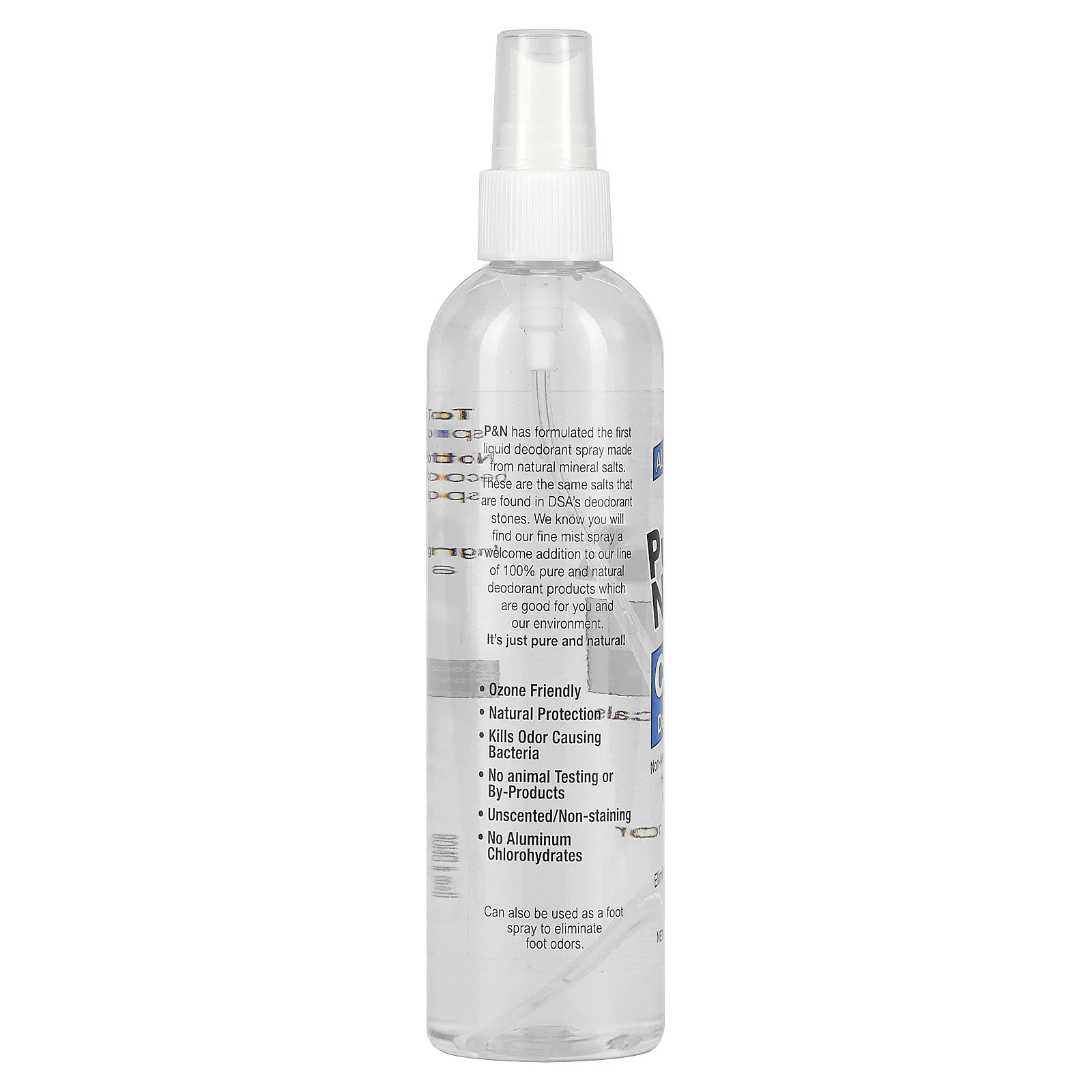 Thai Deodorant Stone, Чистый и натуральный дезодорант Crystal Deodorant Mist, без запаха, 240 мл (8 унций)