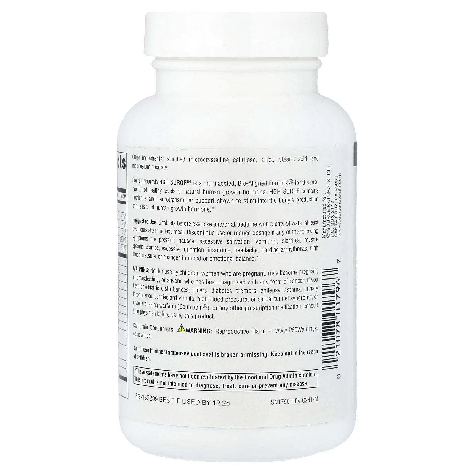 Source Naturals, HGH Surge™, 50 таблеток