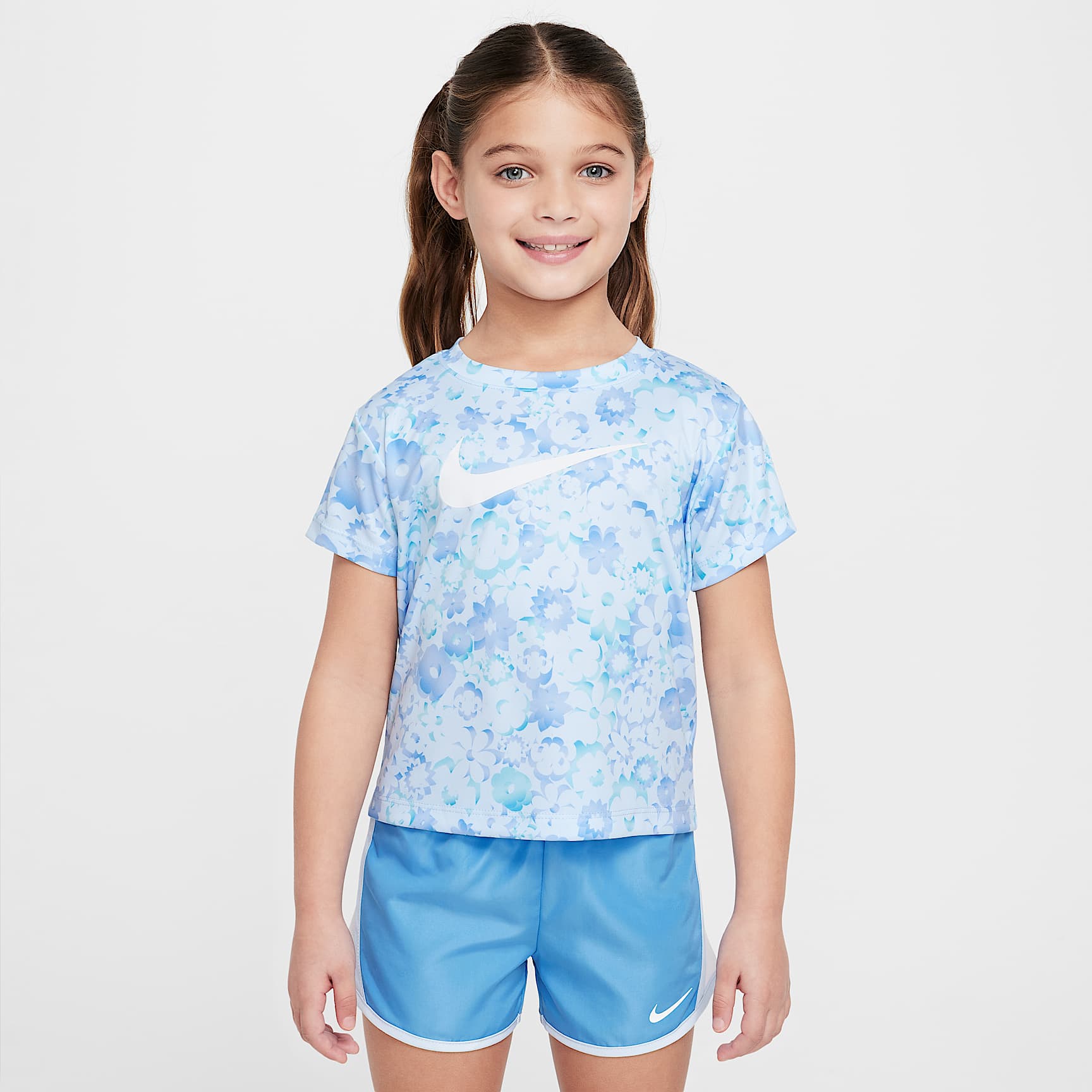 Nike Flow-Ral Little Kids' 2-Piece Colorblocked Tempo Set
