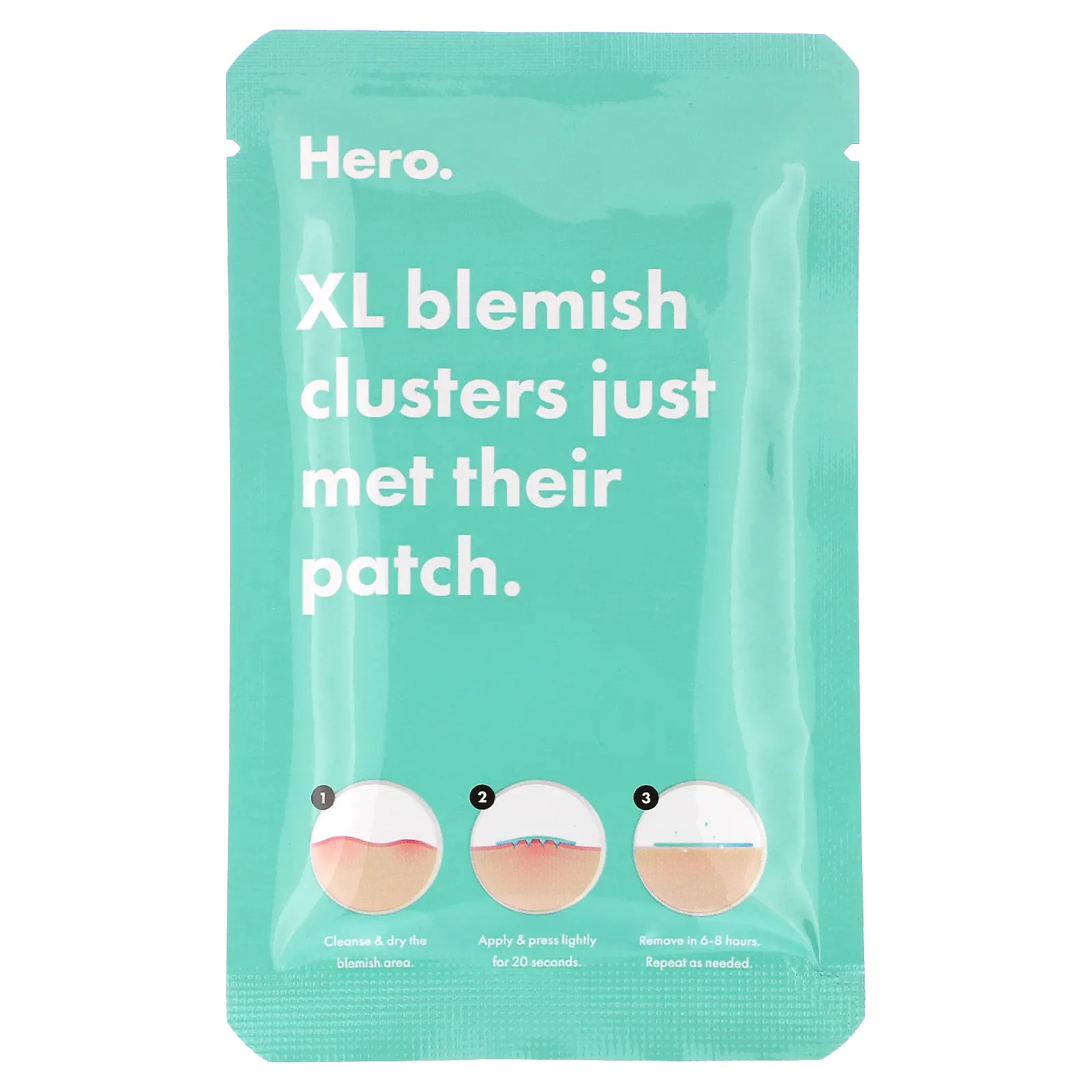Hero Cosmetics, Mighty Patch, Micropoint XL для устранения высыпаний, 6 патчей