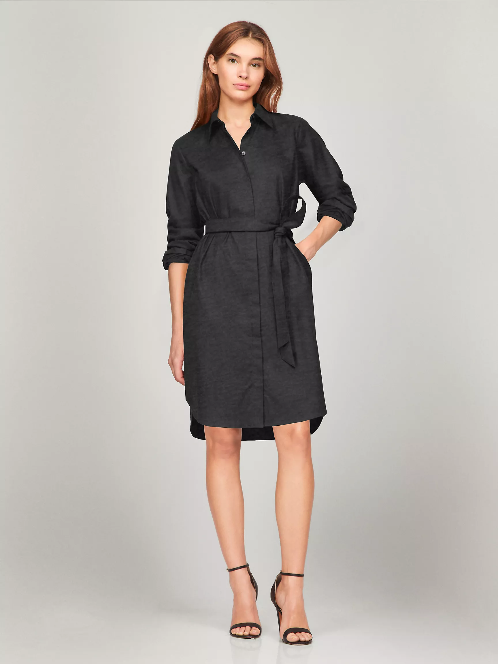 Женское платье Tommy Hilfiger, Платье-рубашка из эластичного хлопка с мягкой текстурой