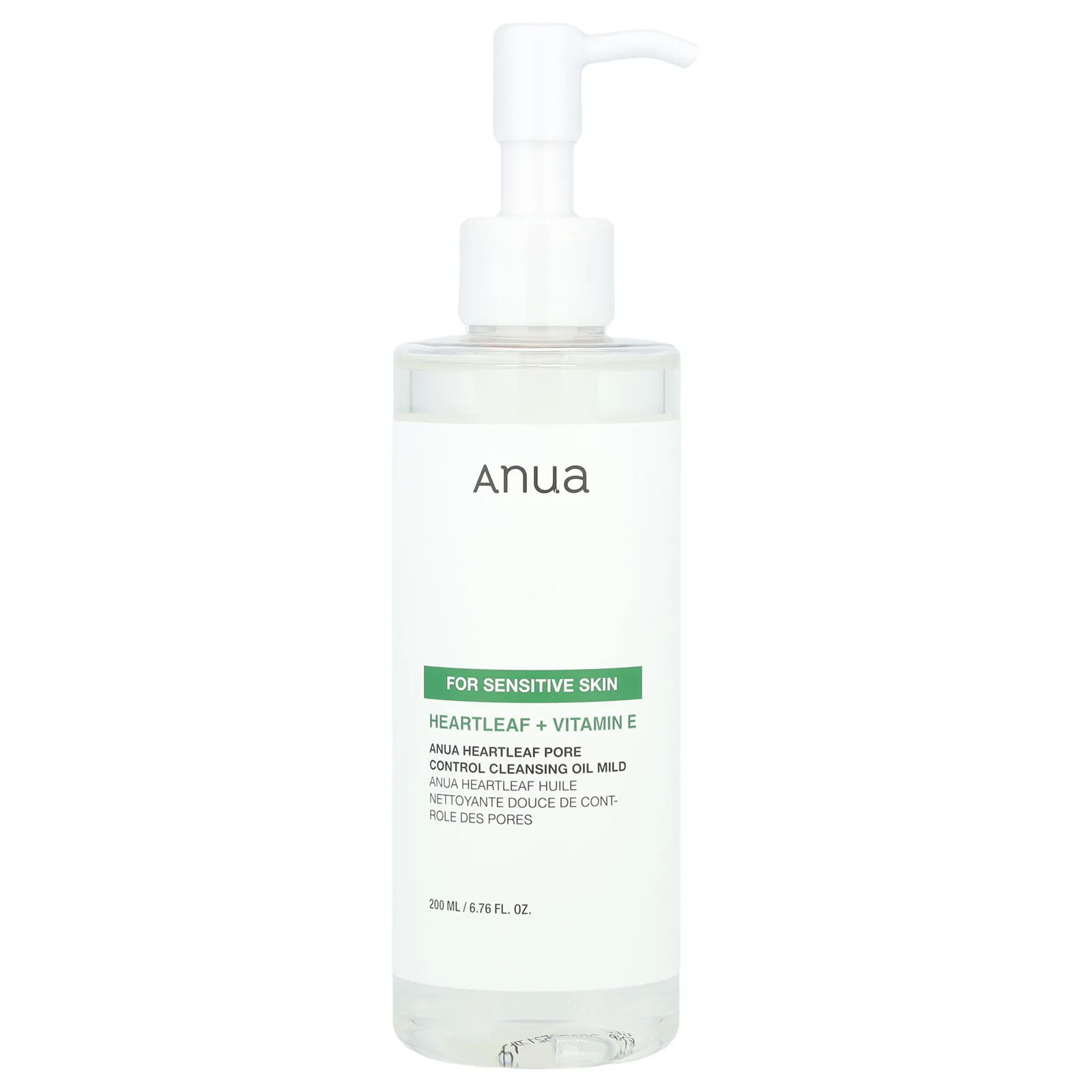 Anua, Heartleaf Pore Control, очищающее масло, мягкое, 200 мл (6,76 жидк. Унции)