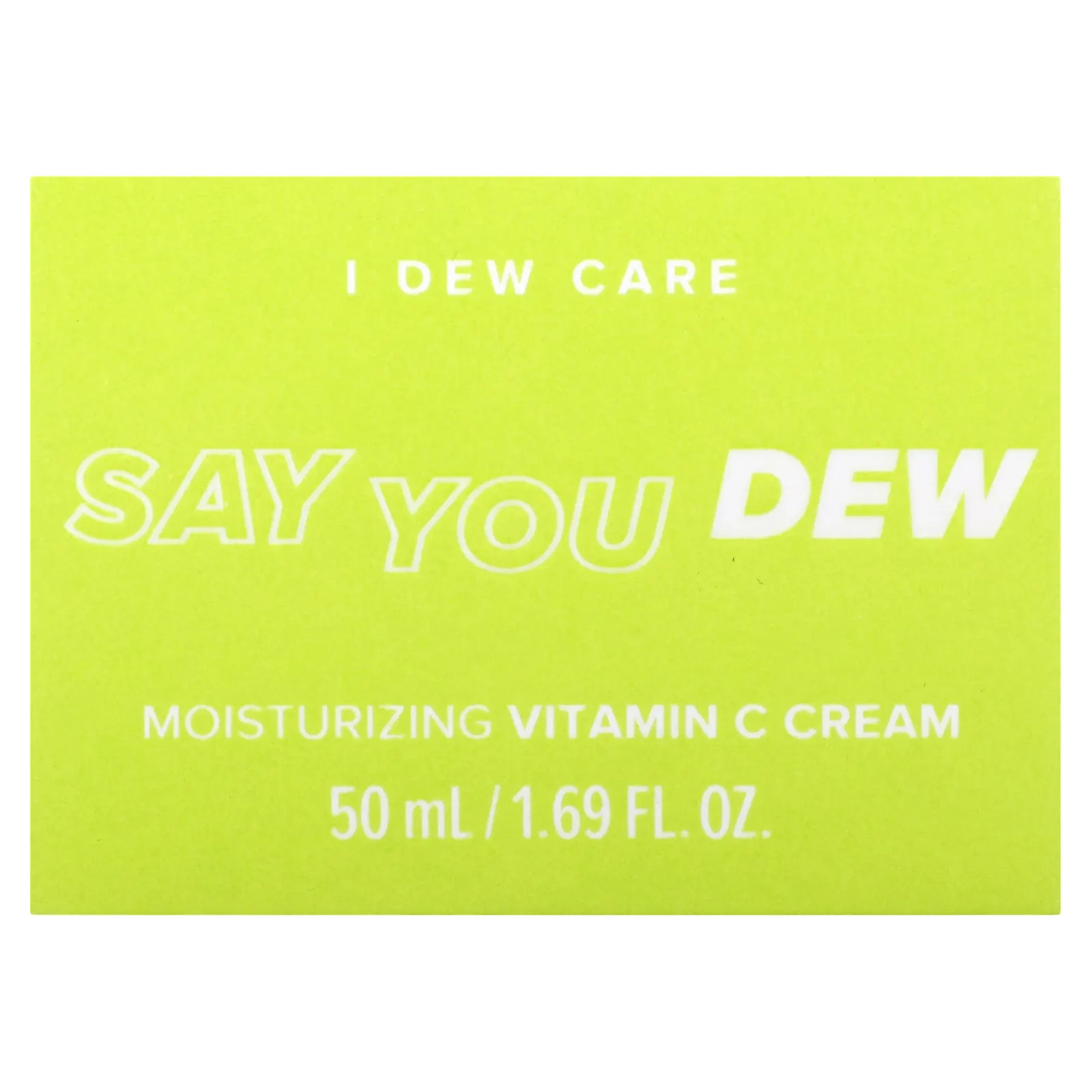I Dew Care, Say You Dew, увлажняющий крем с витамином C, 50 мл (1,69 жидк. Унции)