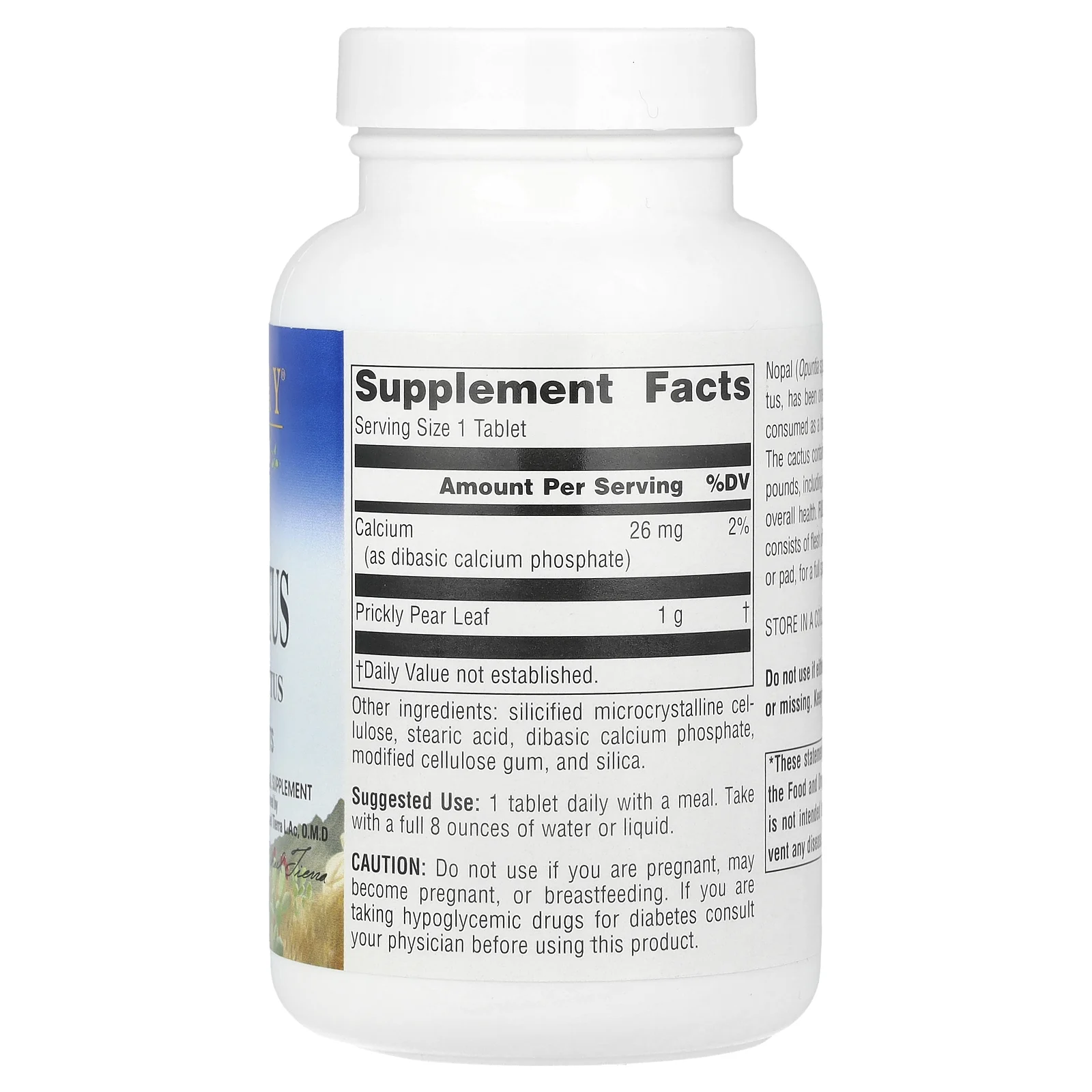 Planetary Herbals, Full Spectrum Nopal Cactus, 1000 мг, 60 таблеток