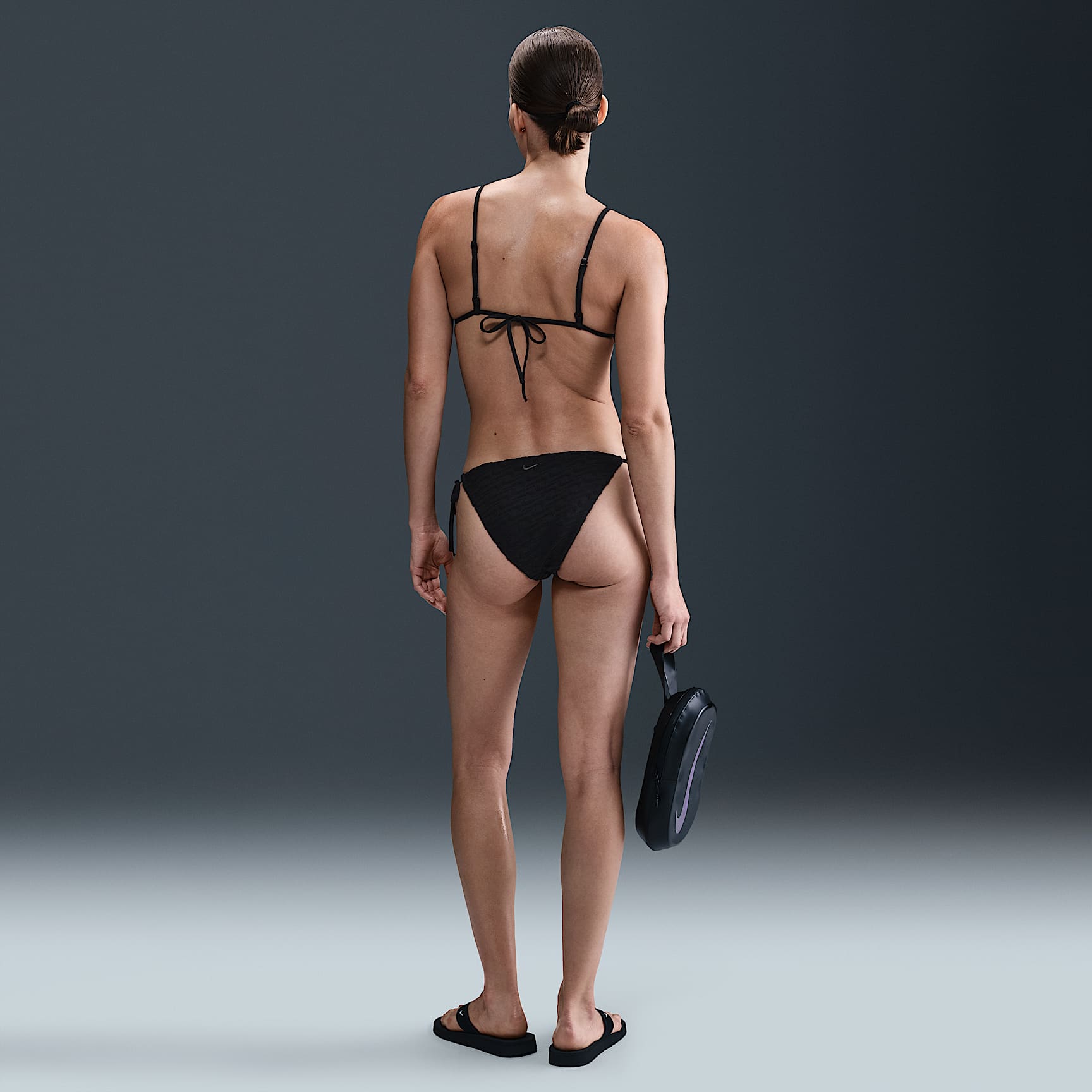 Nike Swim Swoosh Link Women's Terry Triangle Bikini Top
