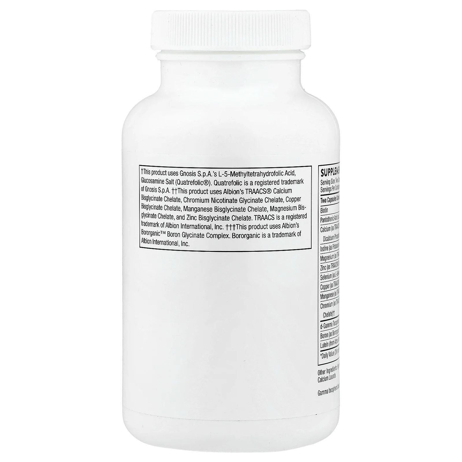 Thorne, базовые питательные вещества, 2 раза в день, 120 капсул