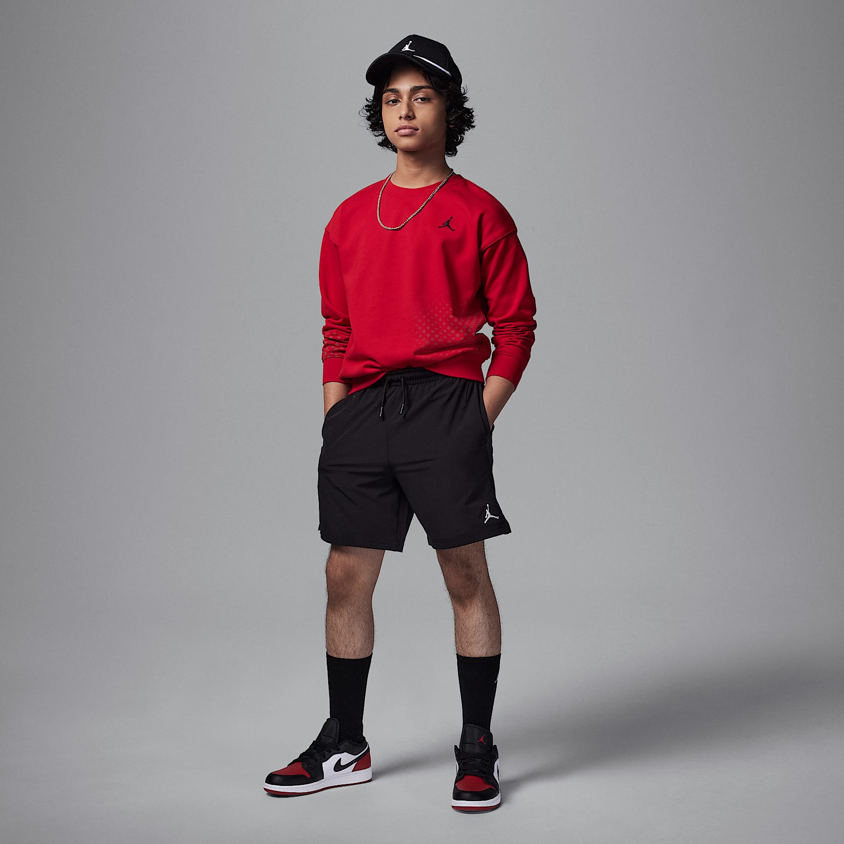 Jordan Big Kids' Jumpman Woven Play Shorts