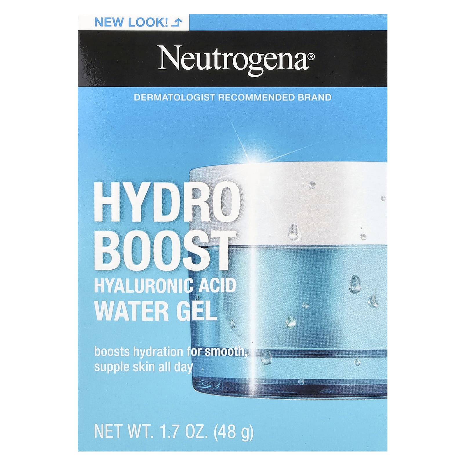 Neutrogena, Hydro Boost, увлажняющий гель на водной основе, 48 г (1,7 унции)
