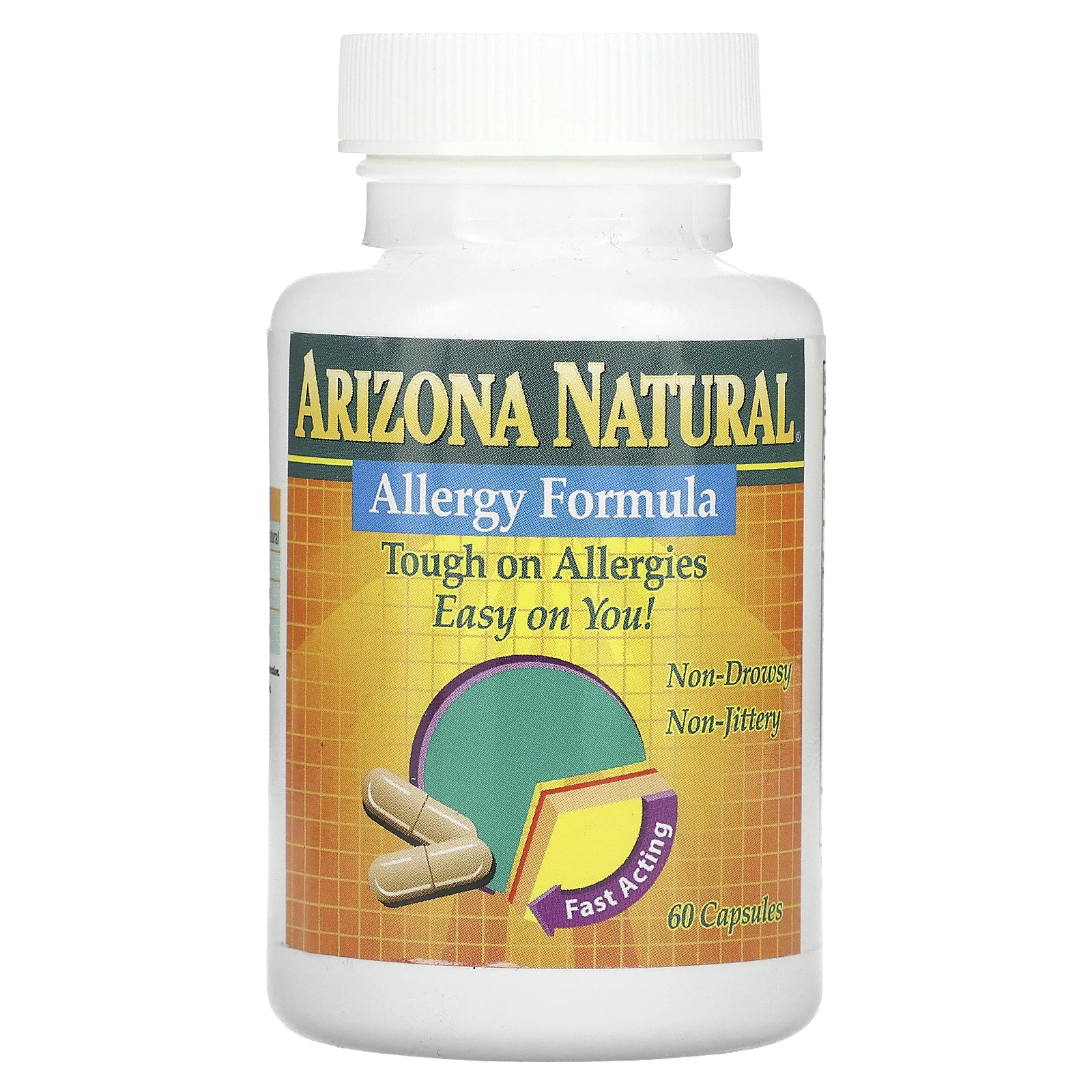 Arizona Natural, Allergy Formula, 60 капсул