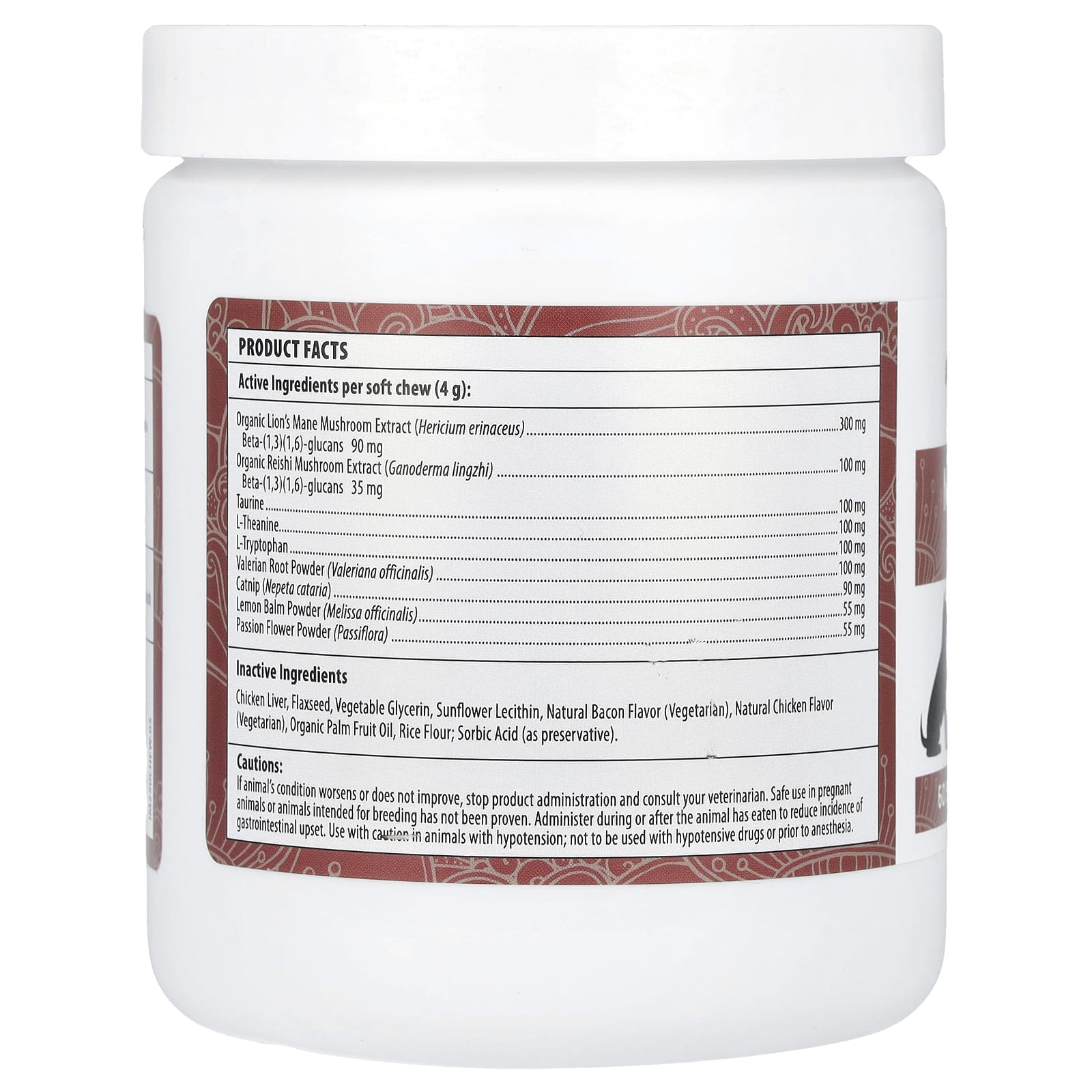 Real Mushrooms, Mushroom Relax, жевательные таблетки, 60 жевательных таблеток, 240 г