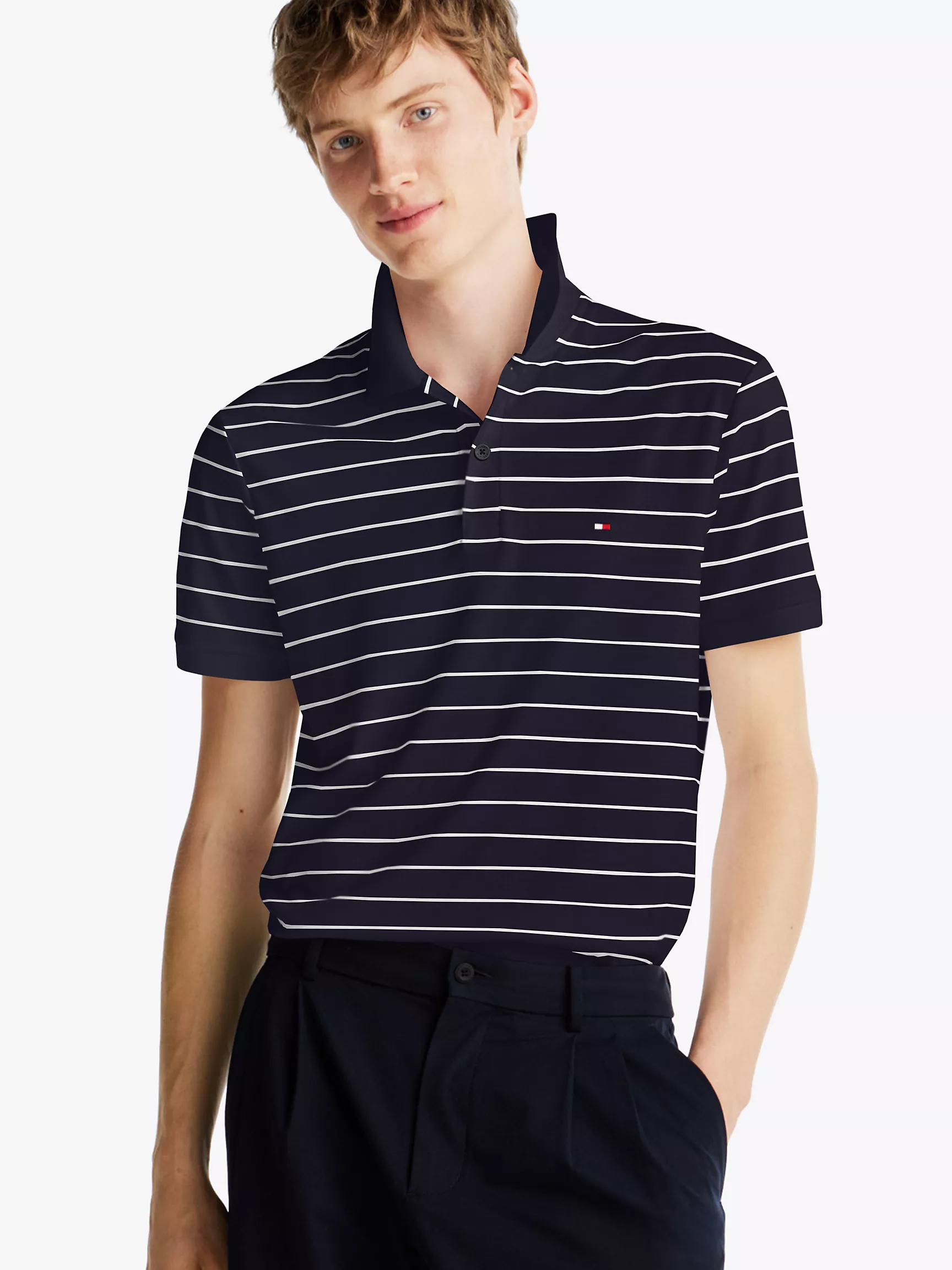 Мужское поло Tommy Hilfiger, Хлопковое поло стандартного кроя