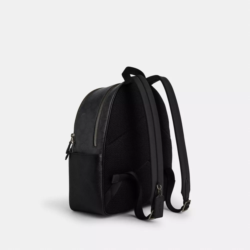 Рюкзак COACH Court Backpack In Signature Canvas