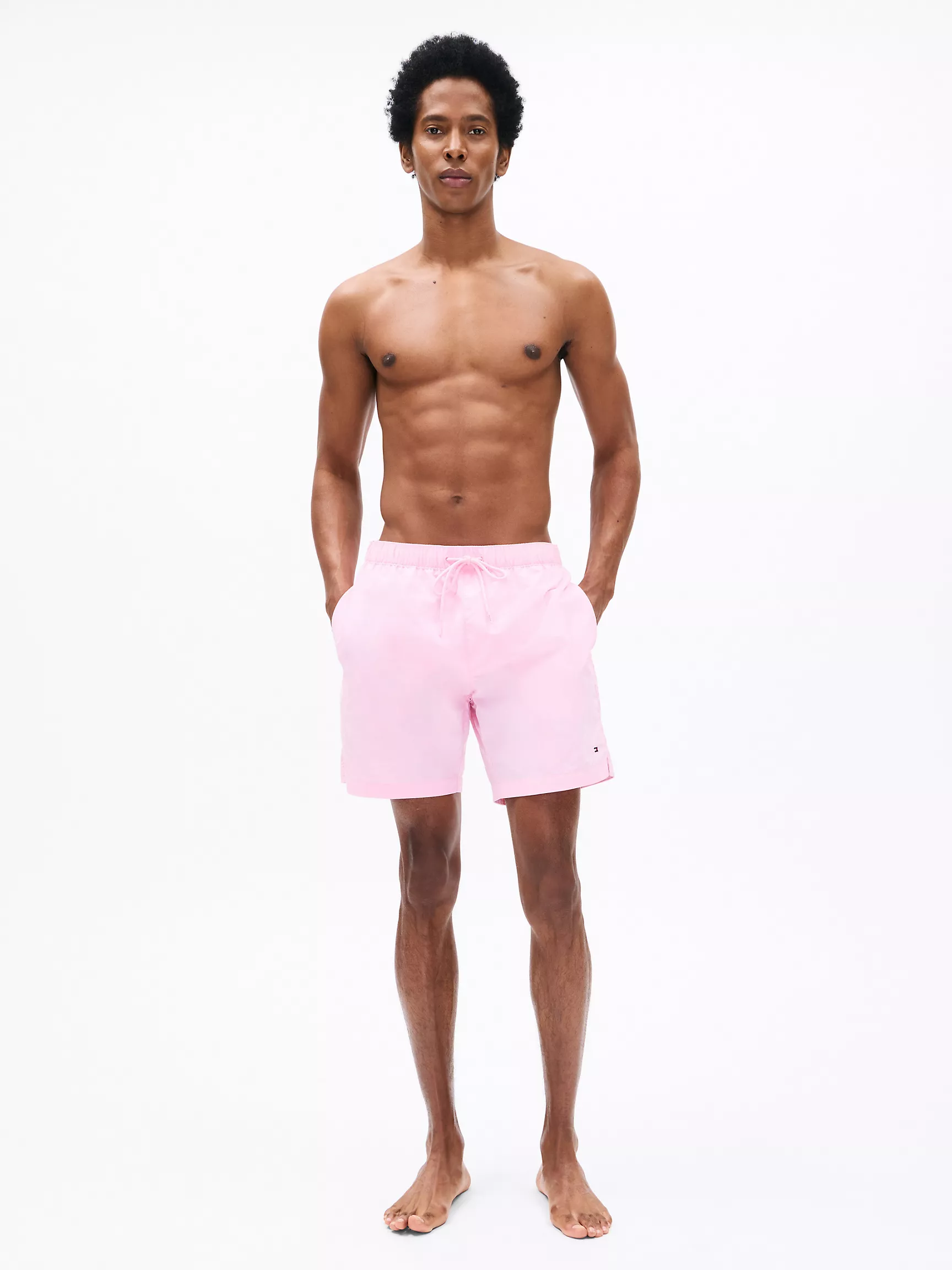 Мужские купальники Tommy Hilfiger, Однотонные плавательные шорты (7 дюймов)