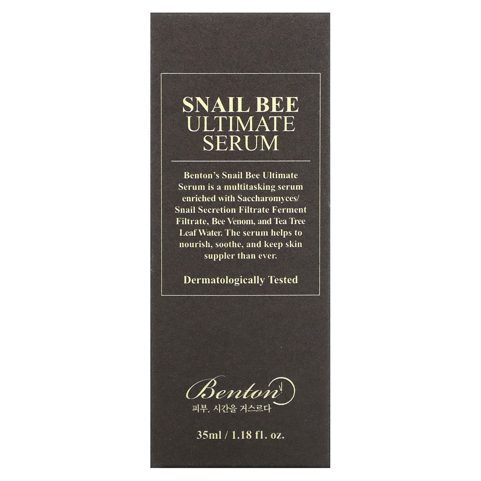 Benton, Пчелиный и улиточная сыворотка, 1,18 ж. унц. (35 мл)