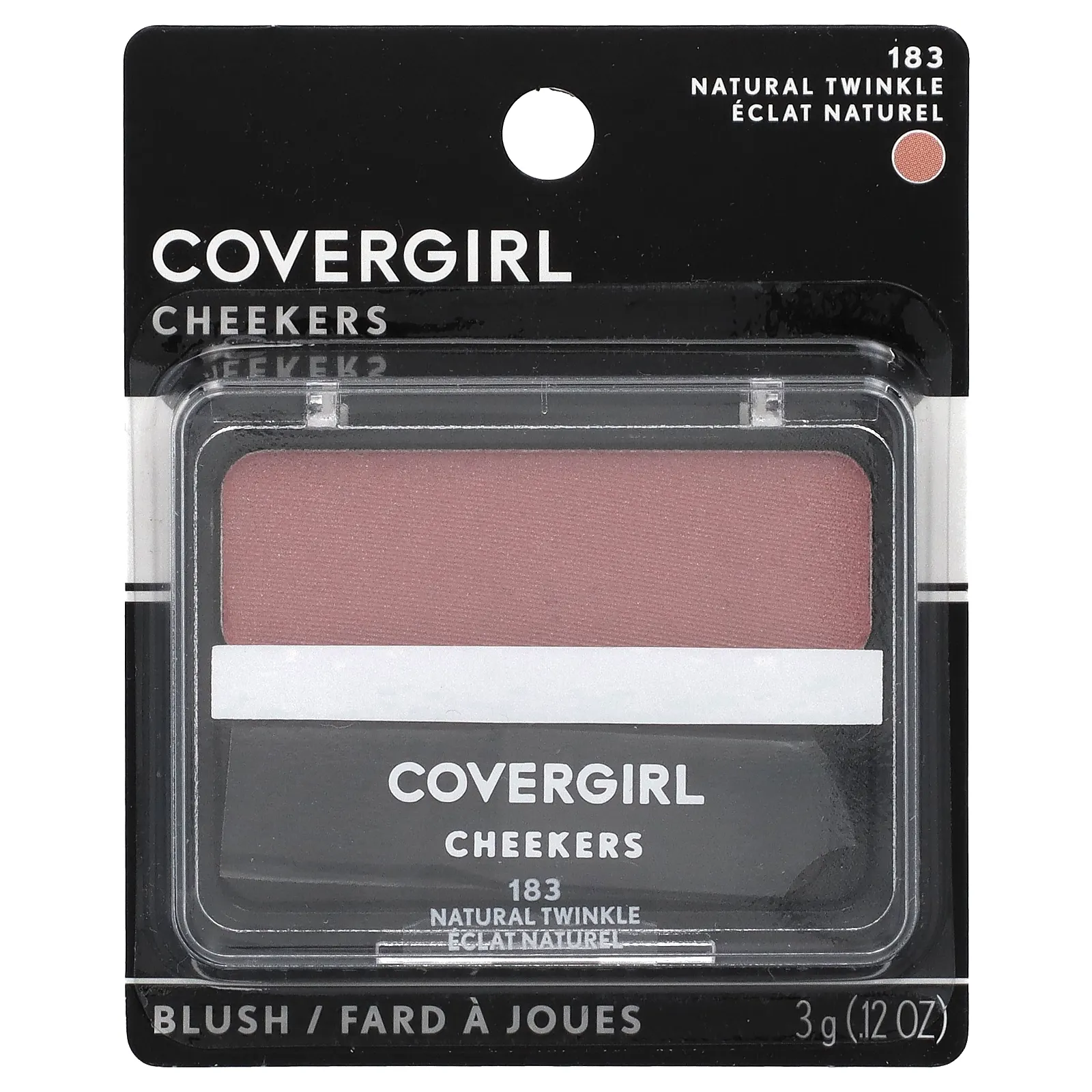 Covergirl, Cheekers Blush, оттенок 183 Natural Twinkle, 3 г (0,12 унции)