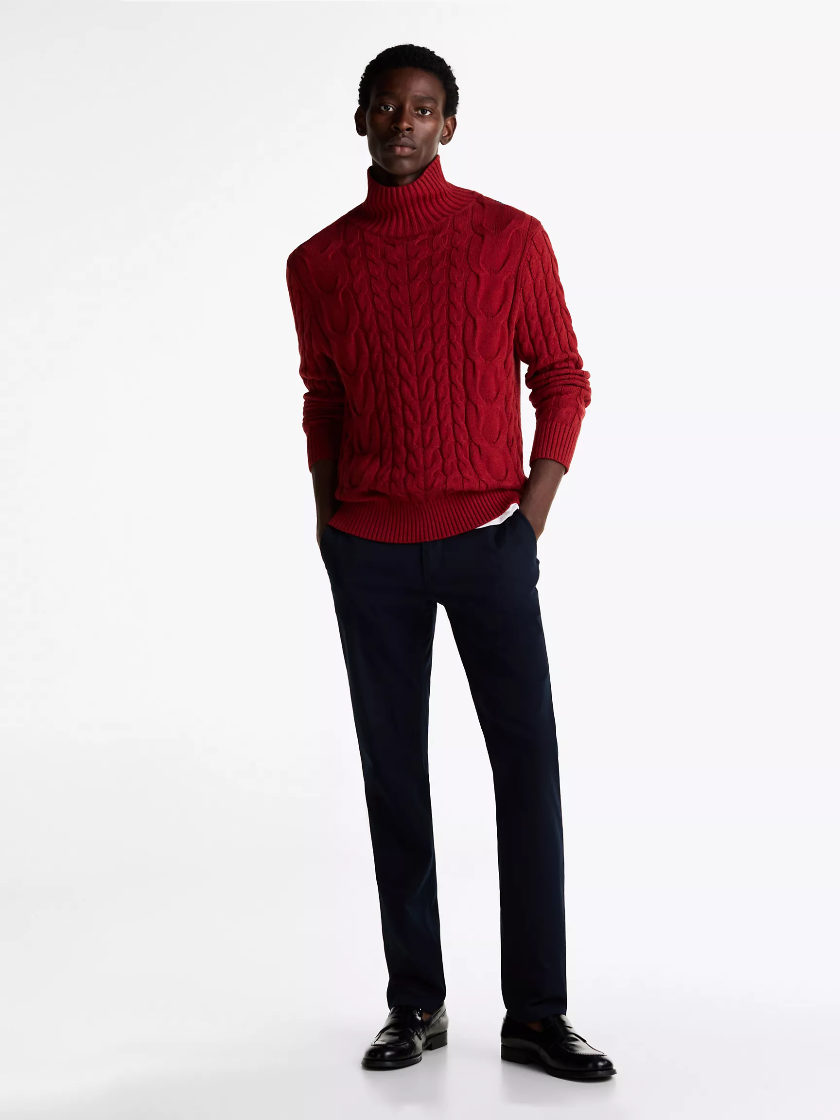 Мужские брюки Tommy Hilfiger, Прямые технологичные брюки чинос