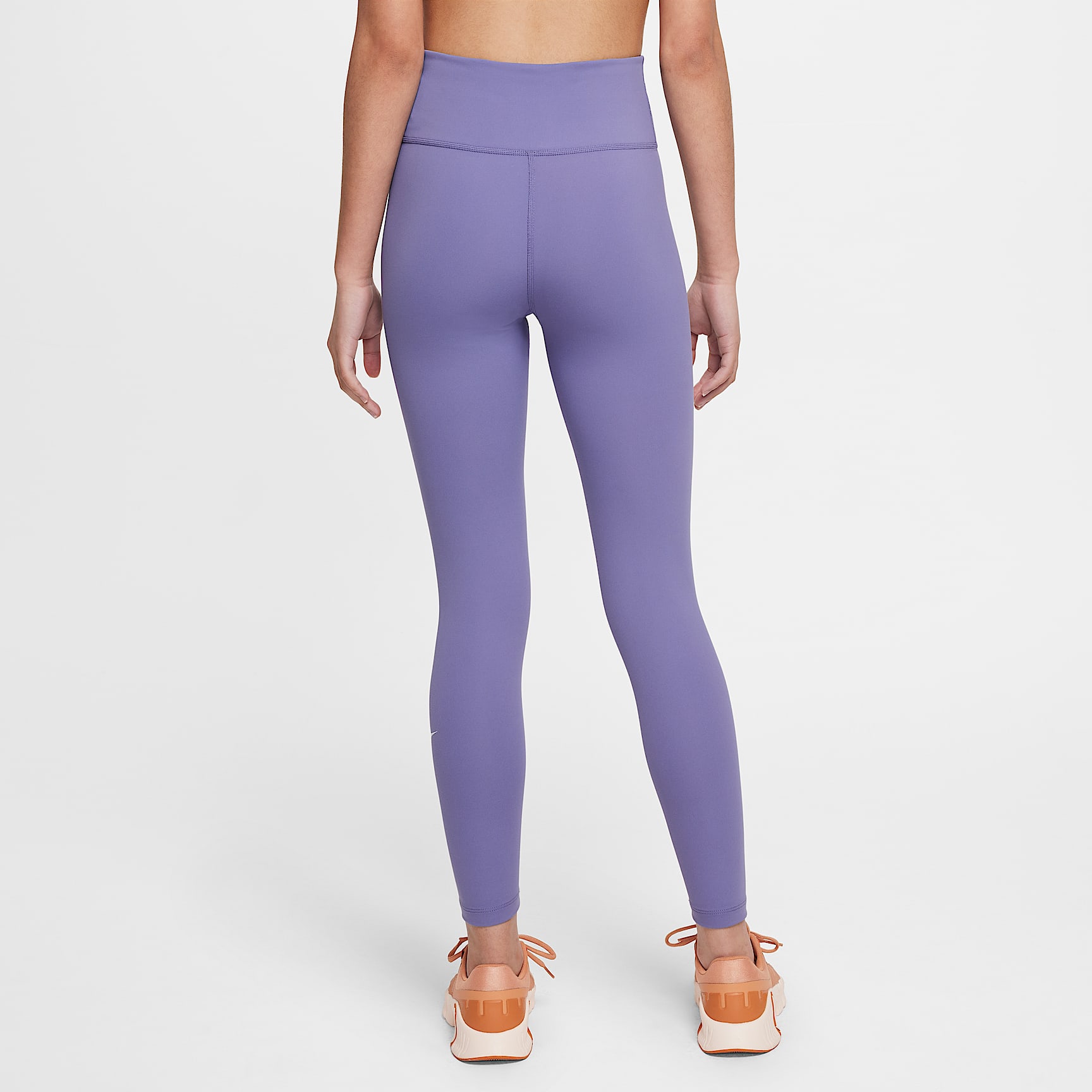 Nike One Big Kids' (Girls') Dri-FIT High-Waisted Leggings