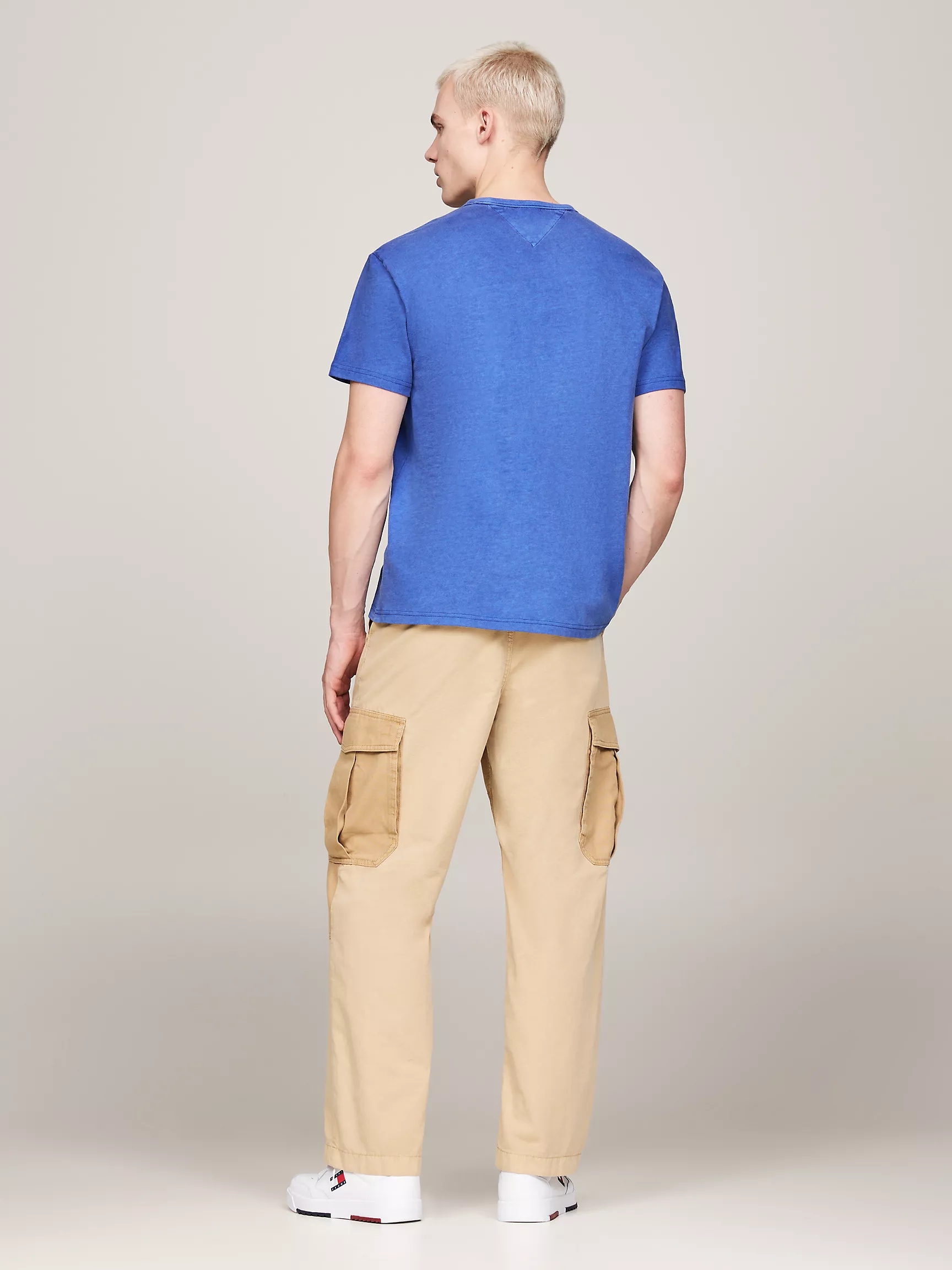 Мужская футболка Tommy Hilfiger, Футболка TJ Varsity Logo с эффектом стирки