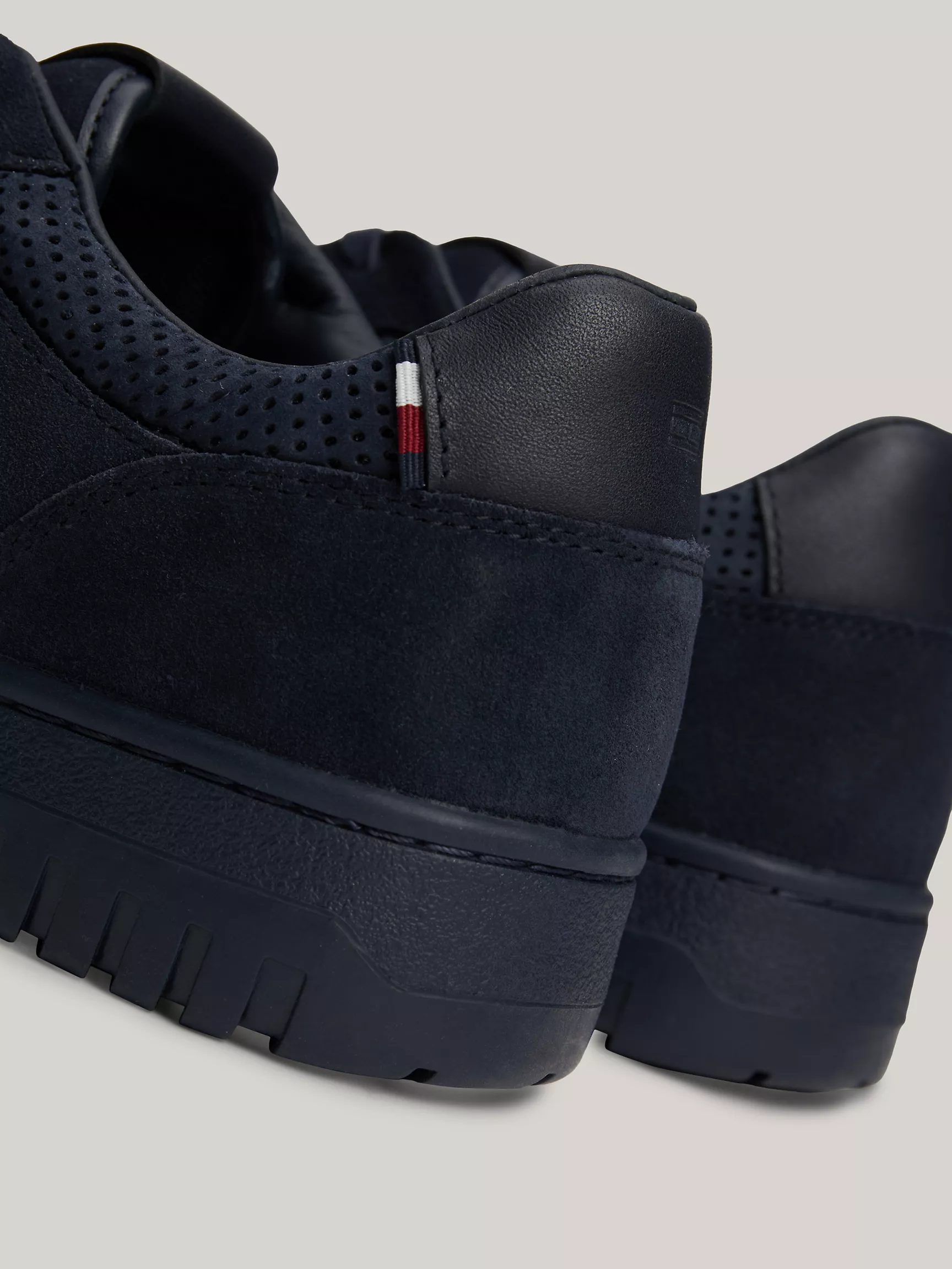 Мужские кроссовки Tommy Hilfiger, Кожаные кроссовки с перфорированными вставками