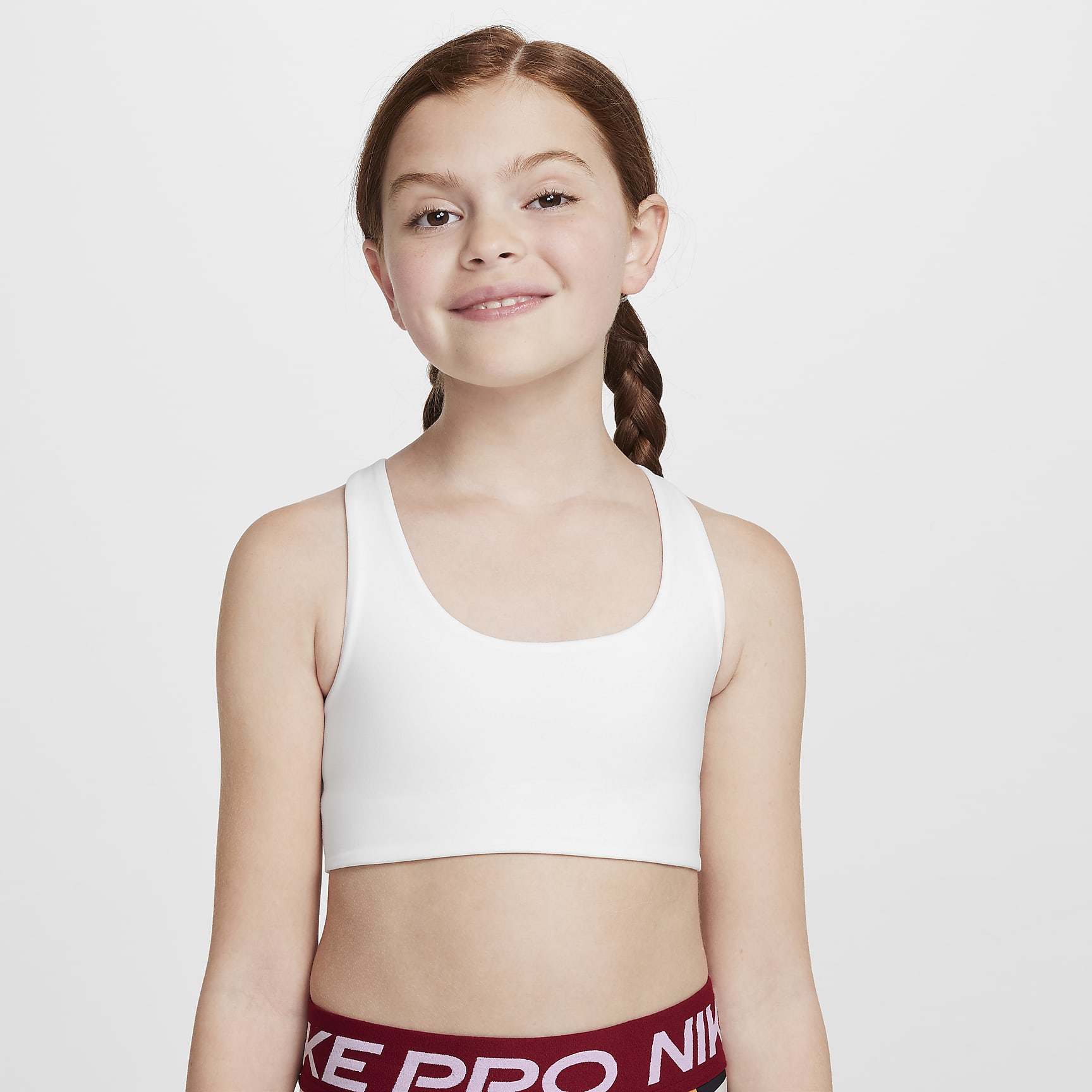 Nike One Big Kids' (Girls') Long-Line Sports Bra