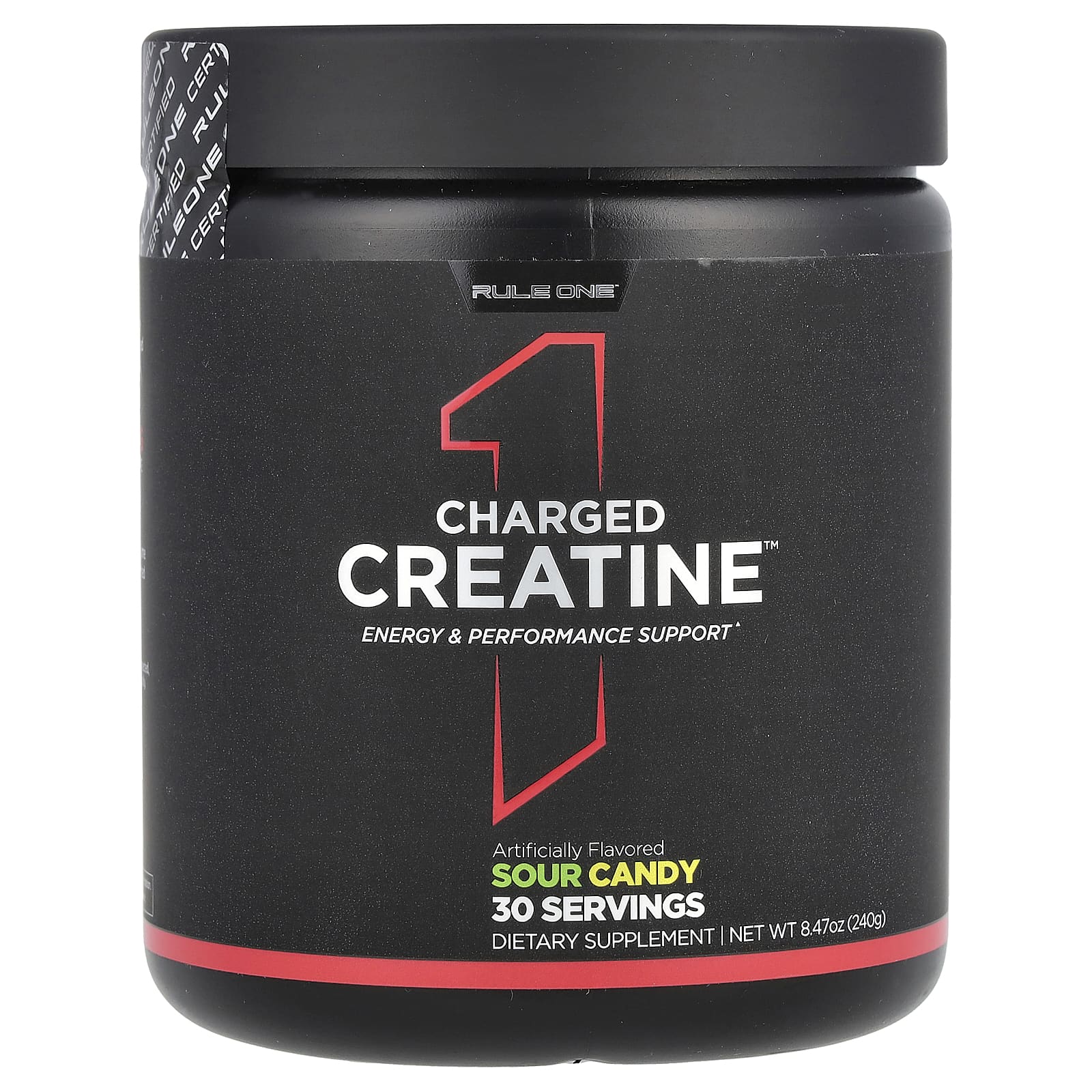 Rule One Proteins, Charged Creatine, кислая конфета, 240 г (8,47 унции)
