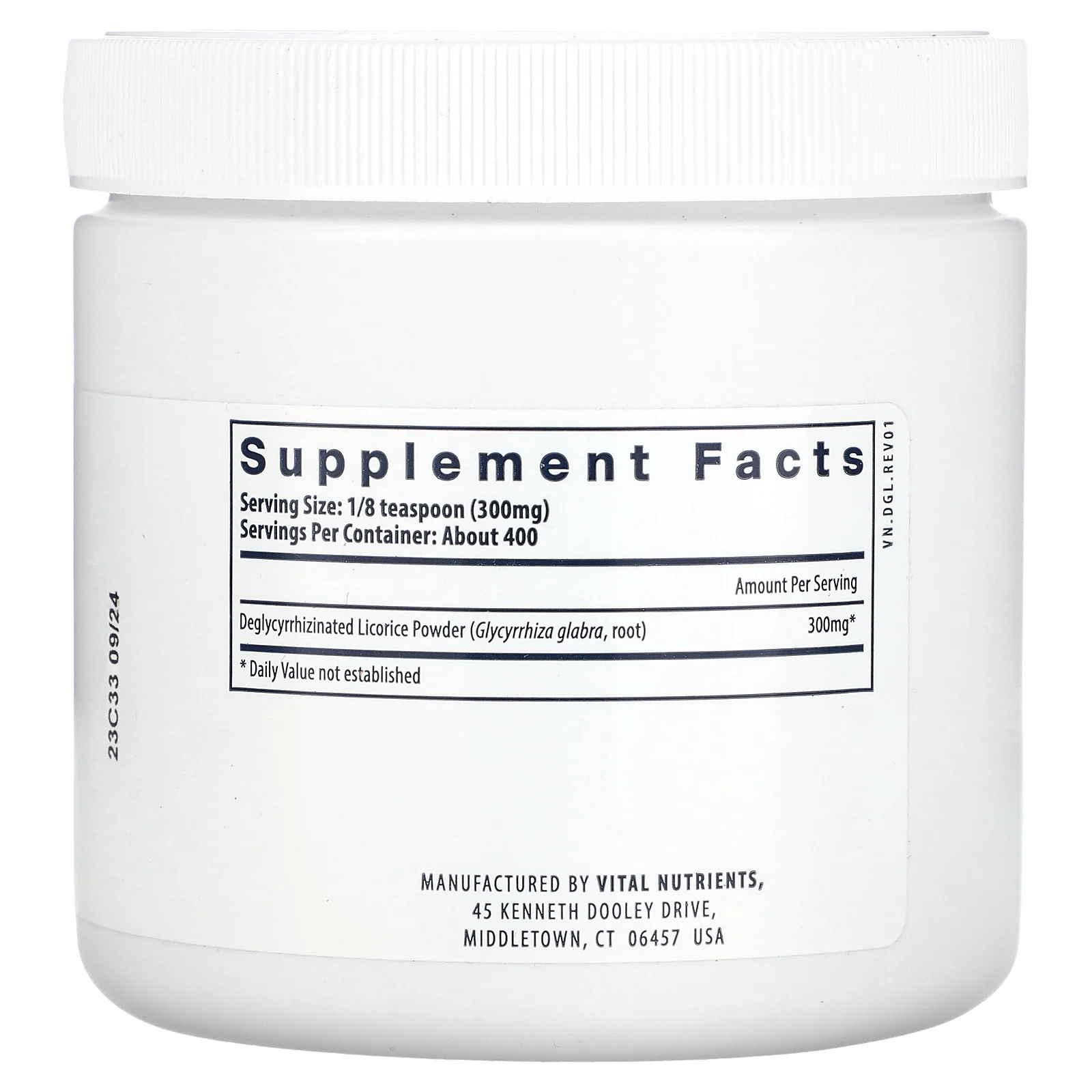 Vital Nutrients, DGL, порошок, 120 г (4 унции)